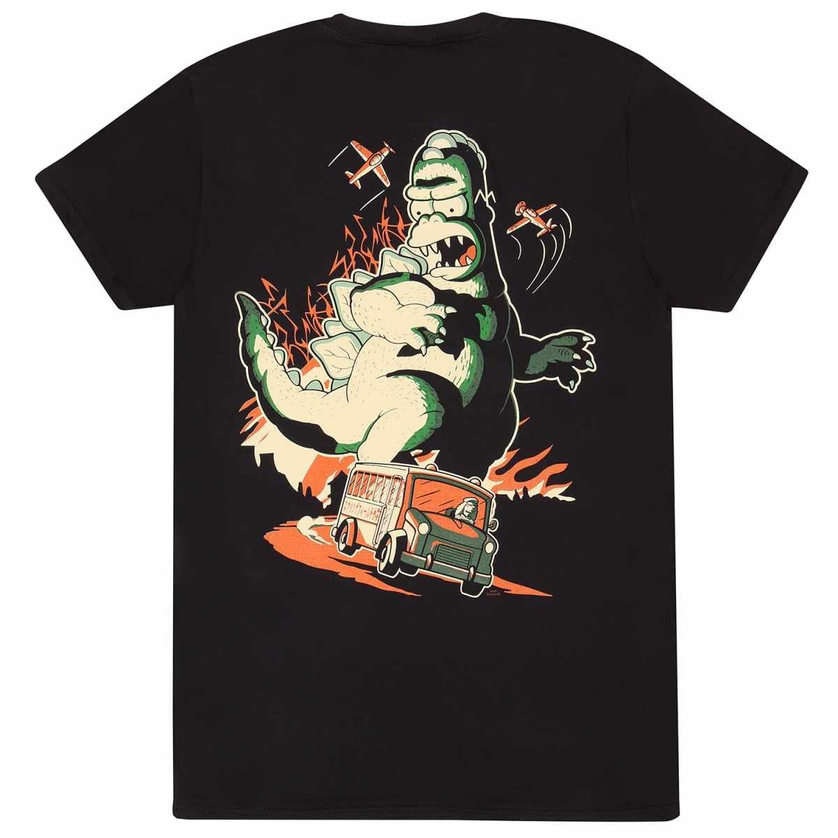 The Simpsons Homerzilla Grafikdruck T-Shirt