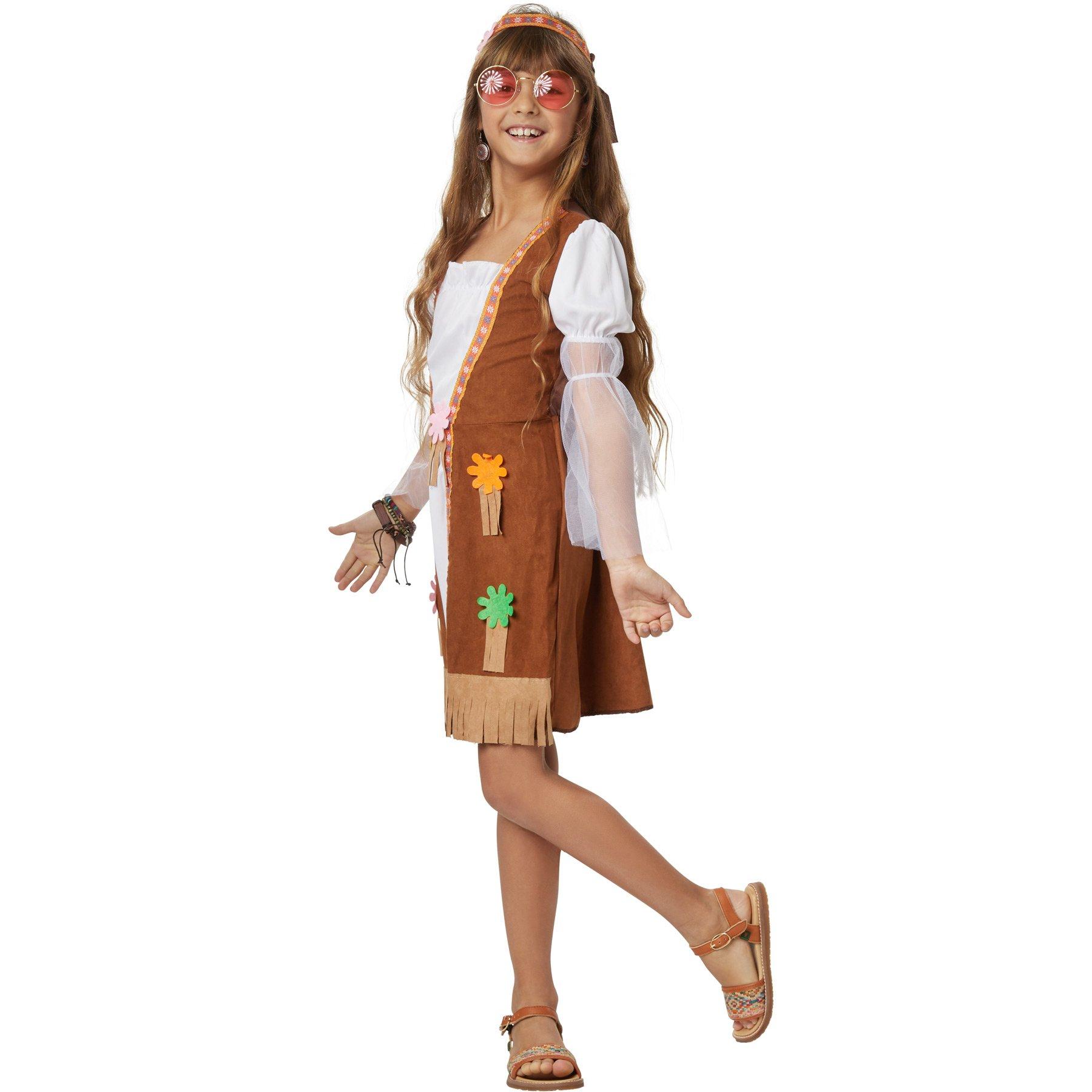 Tectake Mädchenkostüm Groovy Hippie Squaw