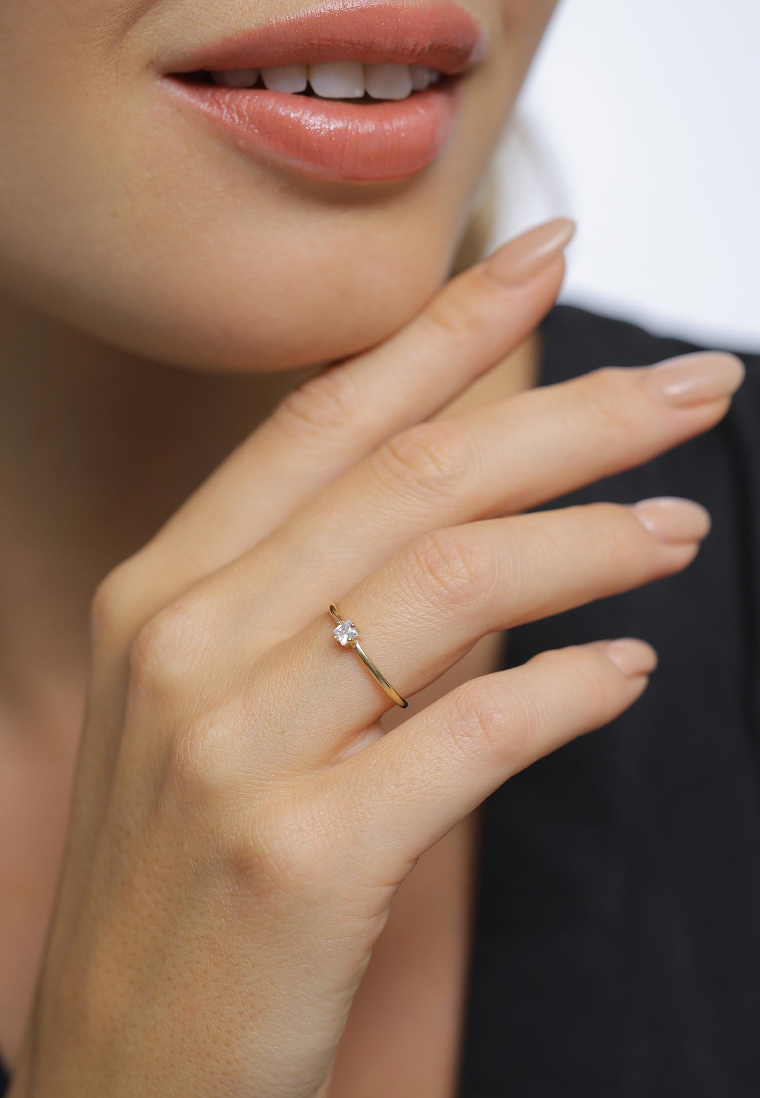Elli Ring Zirkonia Solitär