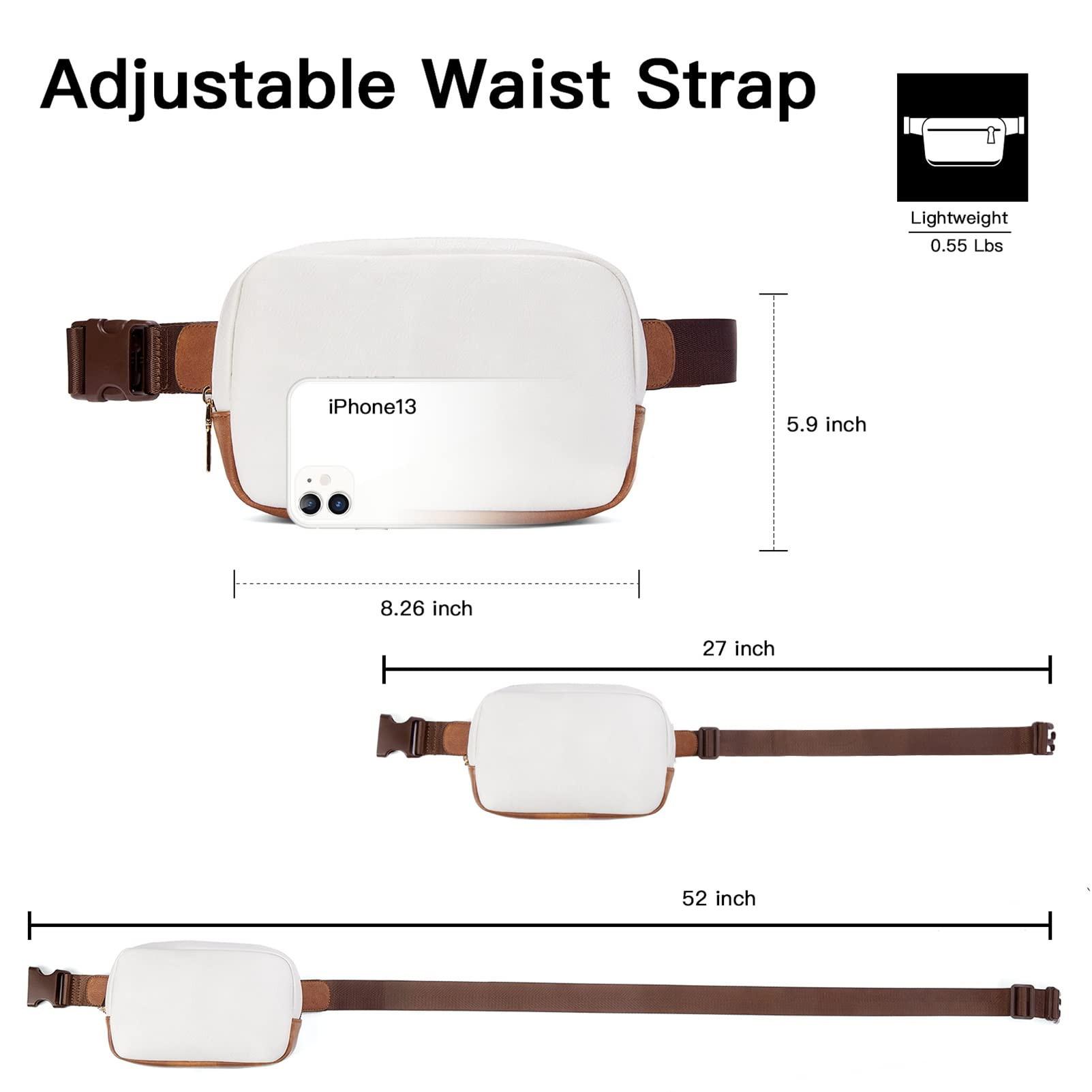 Only-bags.store Gürteltasche, PU-Leder Crossbody Tasche Umhängetasche Gürteltasche, PU-Leder Crossbody Tasche Umhängetasche