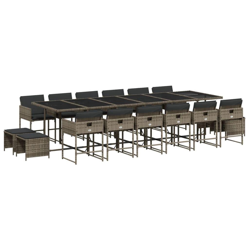 VidaXL Garten essgruppe poly-rattan
