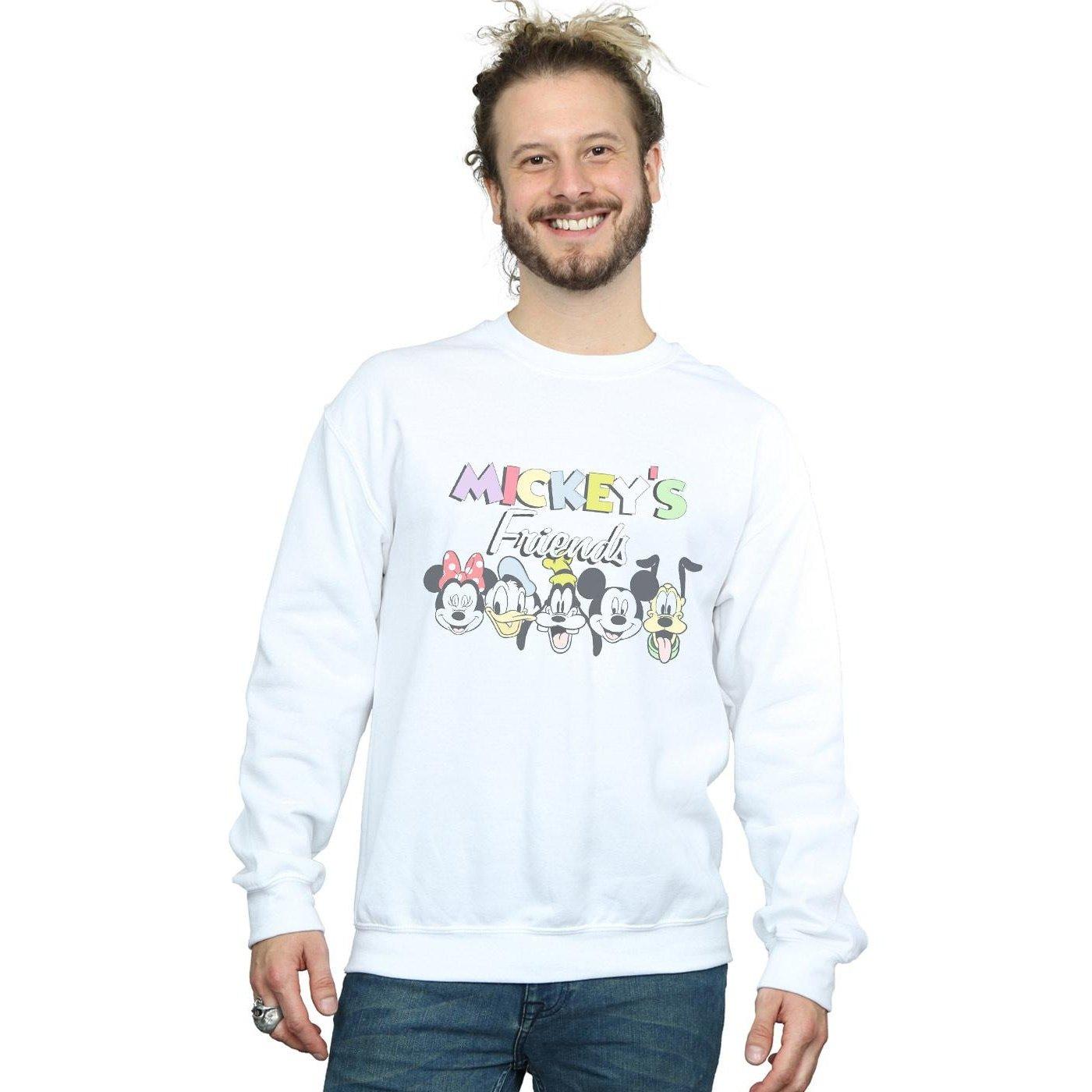 Disney Friends Faded Nostalgia Sweatshirt