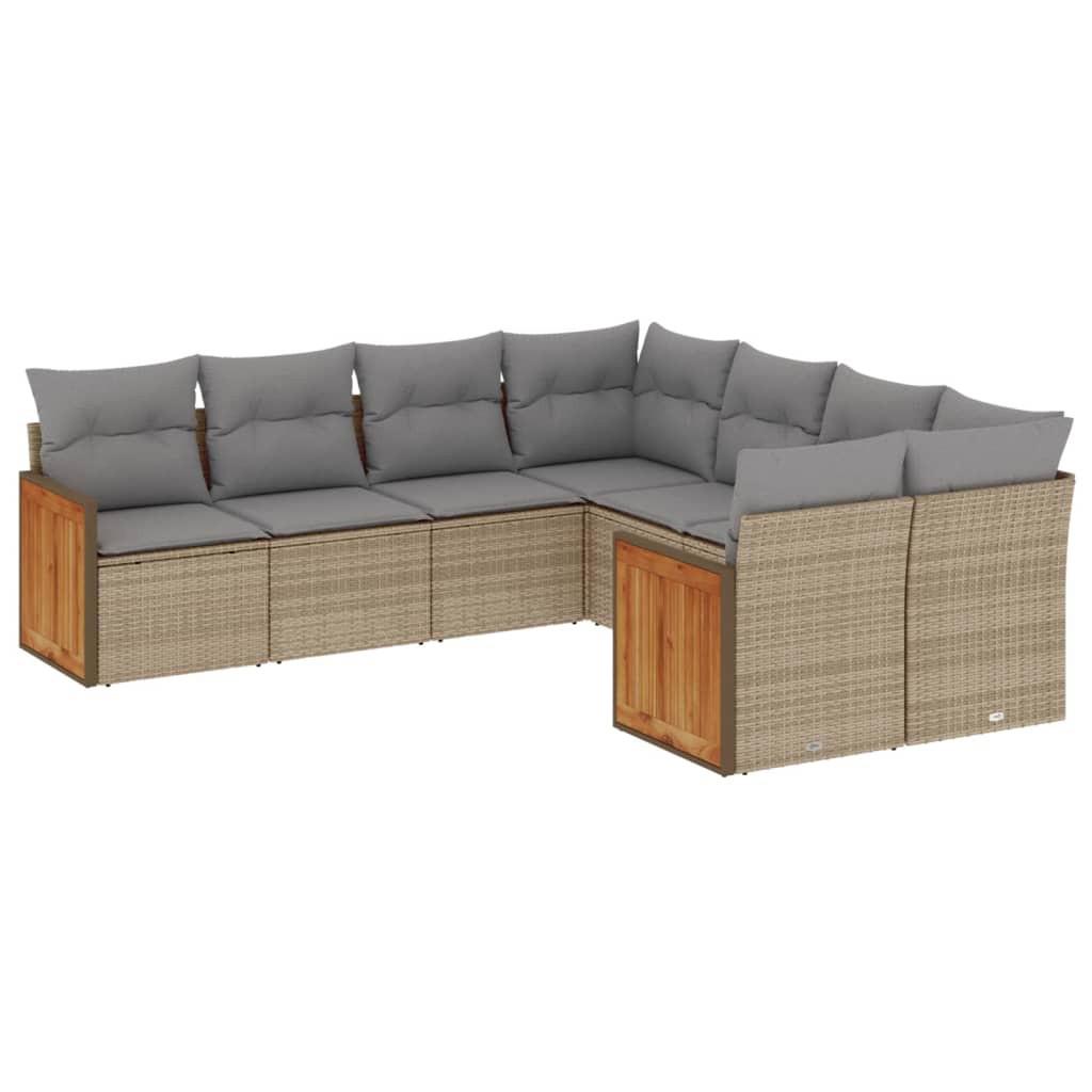 VidaXL Garten sofagarnitur poly-rattan