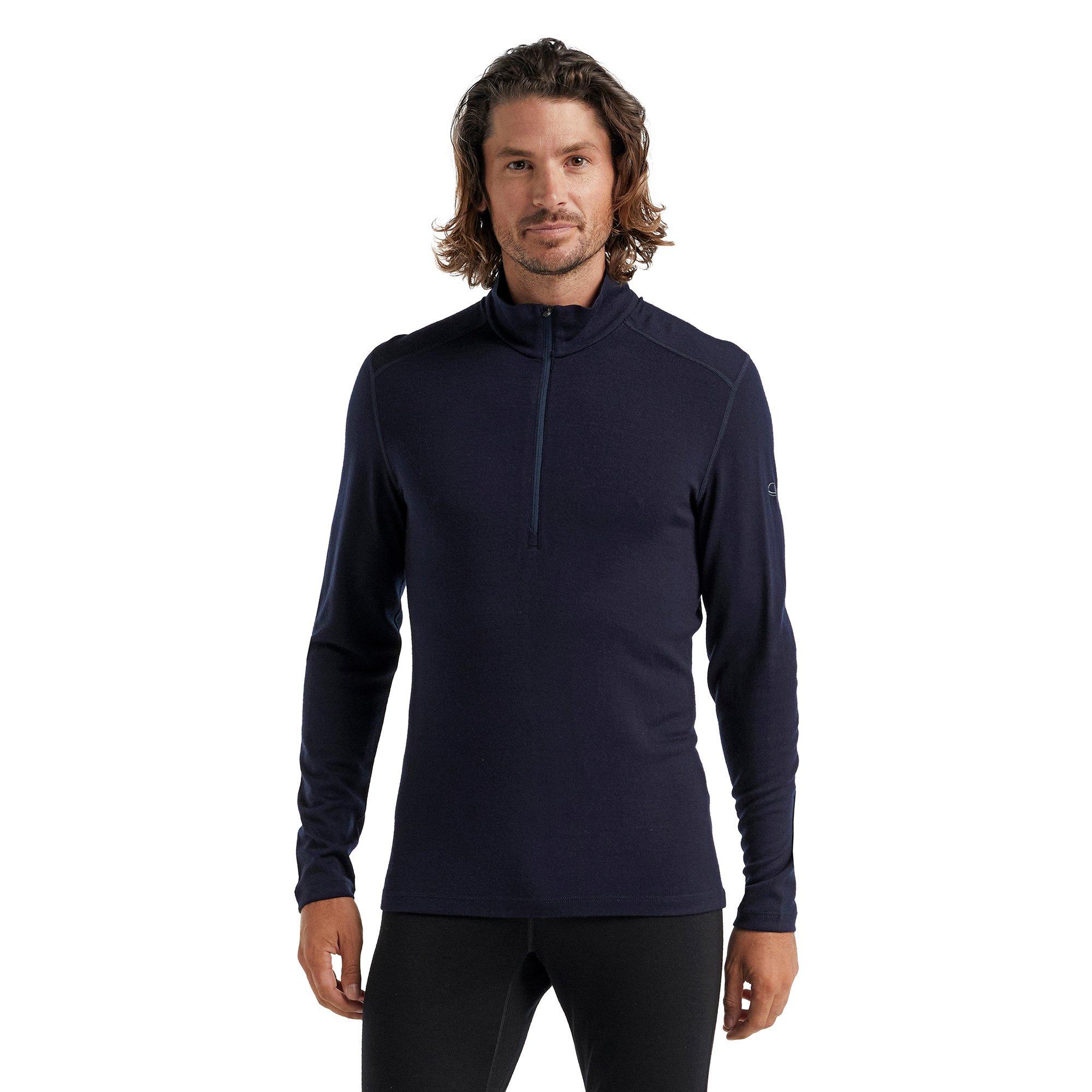 Icebreaker Men Merino 260 Tech LS Half Zip Thermoshirt, Half-Zip, langarm