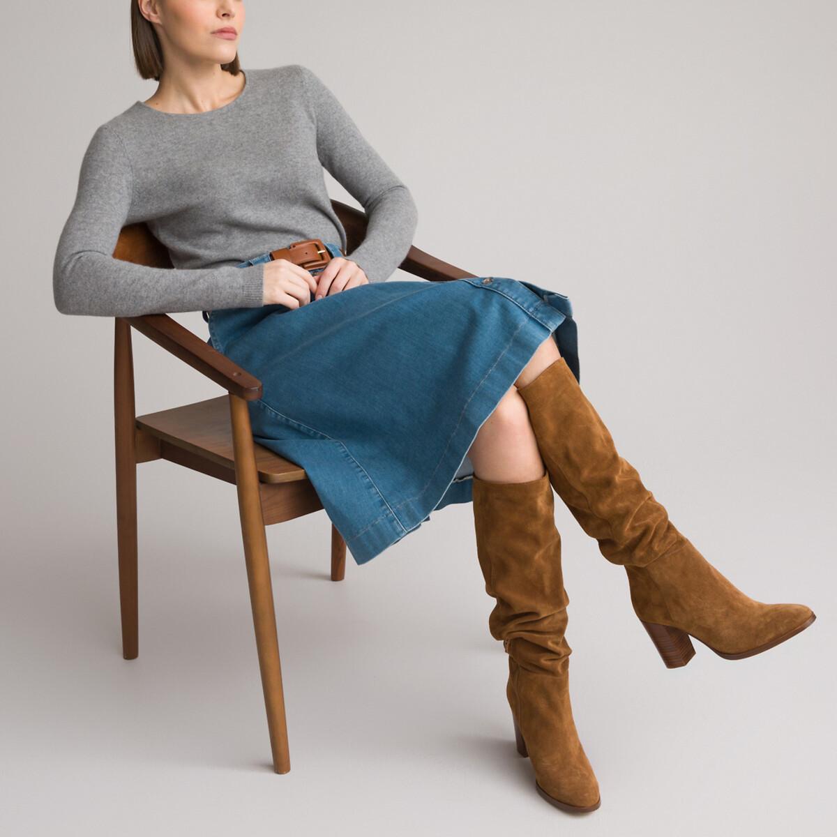 La Redoute Collections Rundhalspullover aus reinem Kaschmir