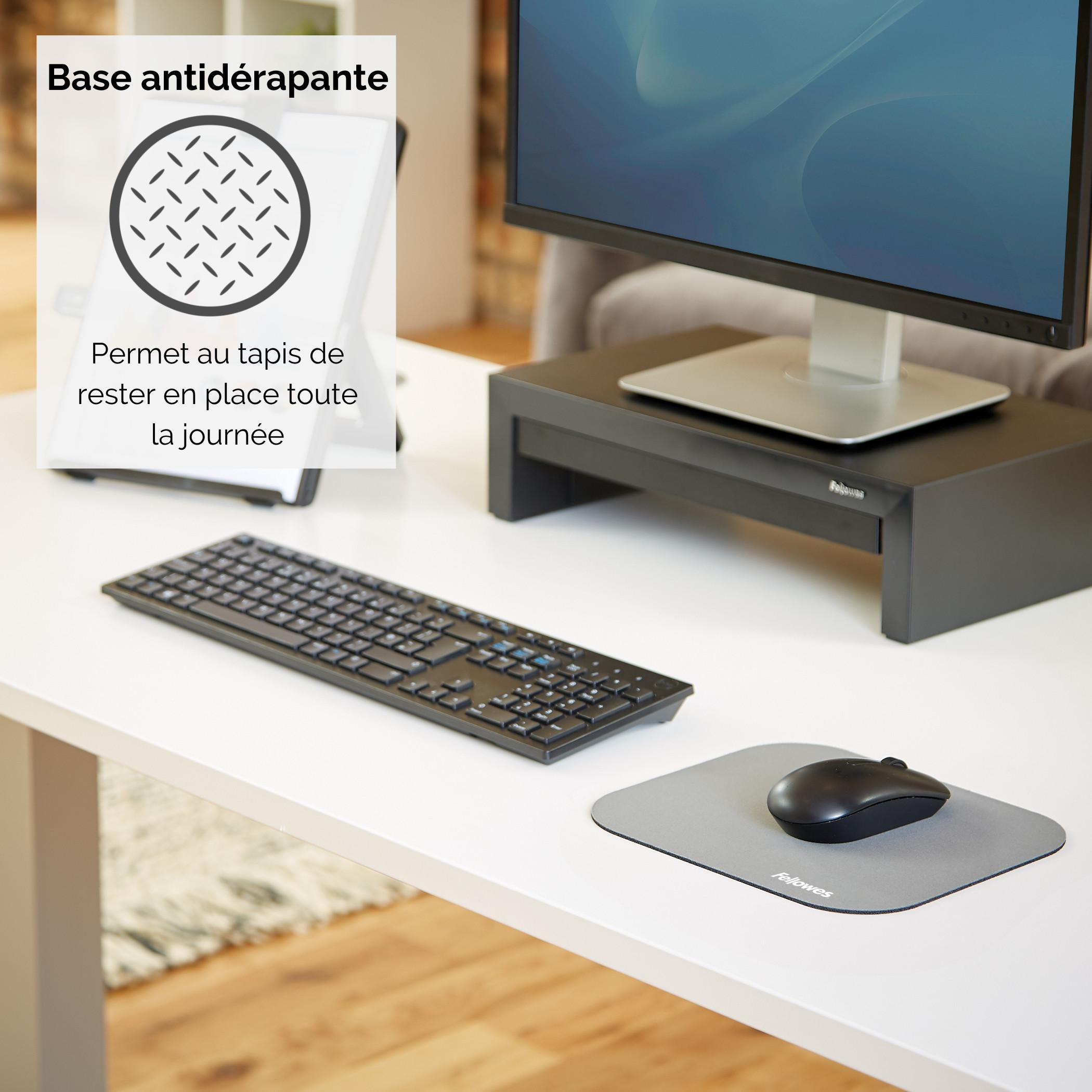 Fellowes FELLOWES Mausmatte gummiert 58023 grau