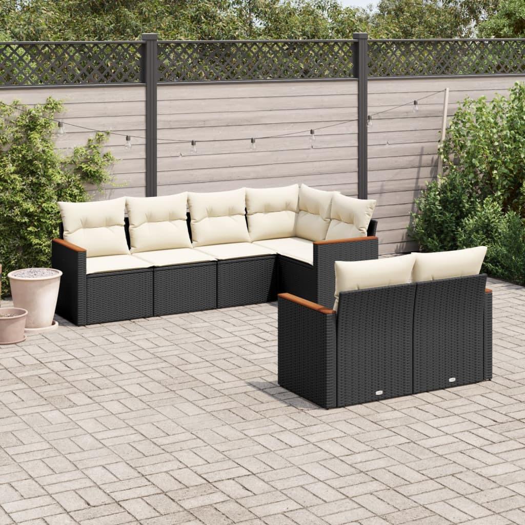 VidaXL Garten sofagarnitur poly-rattan