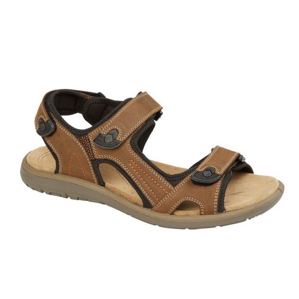 Roamers Sportsandalen, Dreifachriemen, Leder