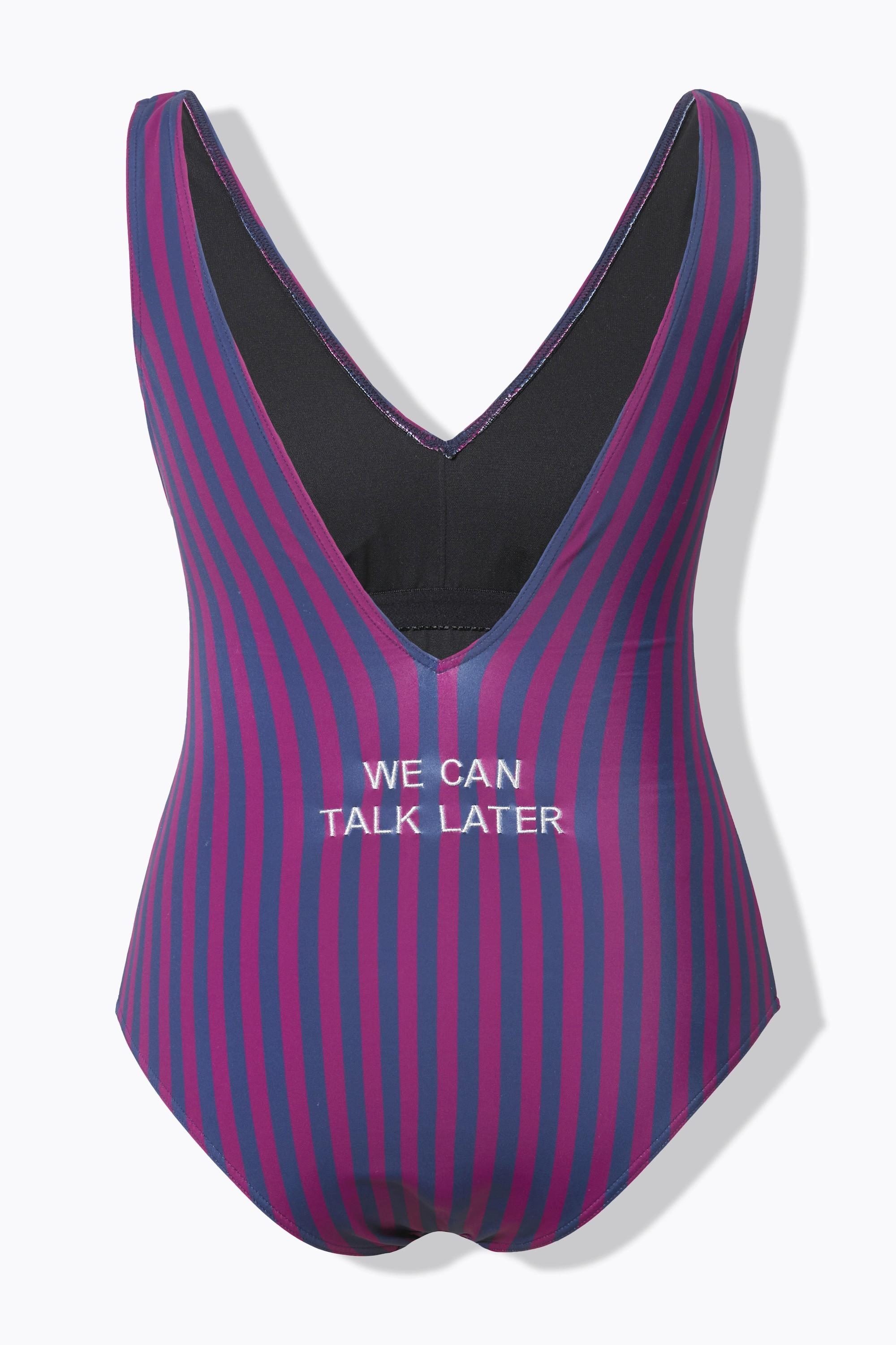 Studio Untold Badeanzug, Softcups, Streifen, Shaping