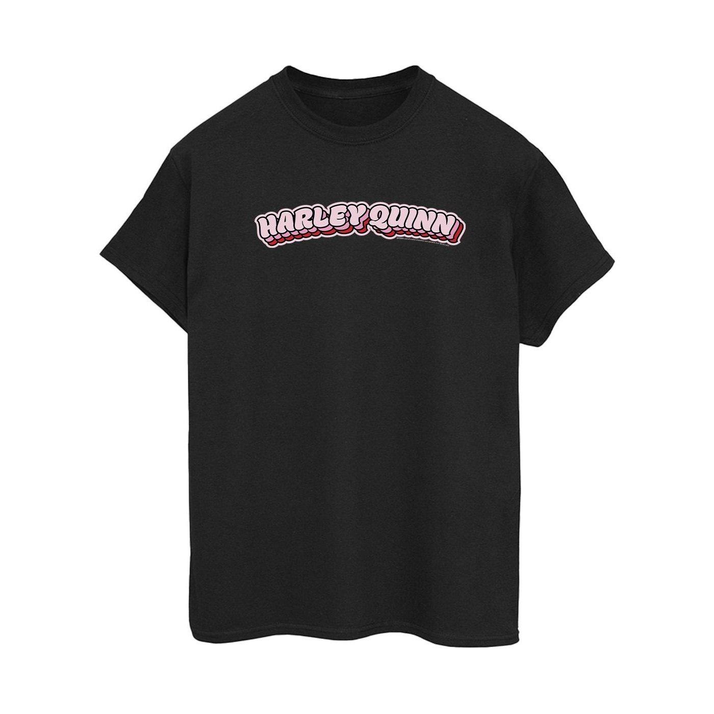 DC COMICS Harley Quinn Logo T-Shirt