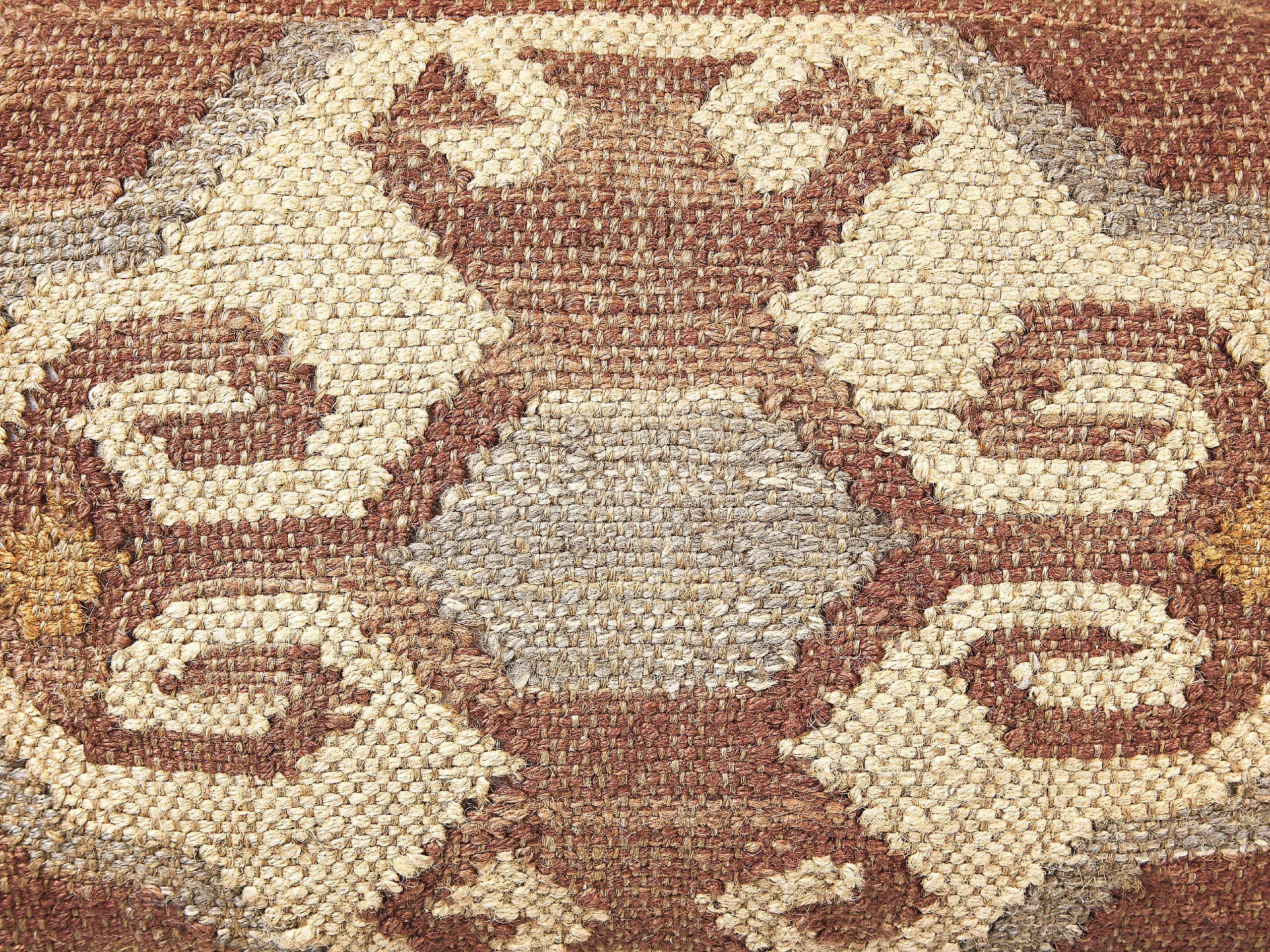 Beliani Pouf aus Jute Retro URPAD