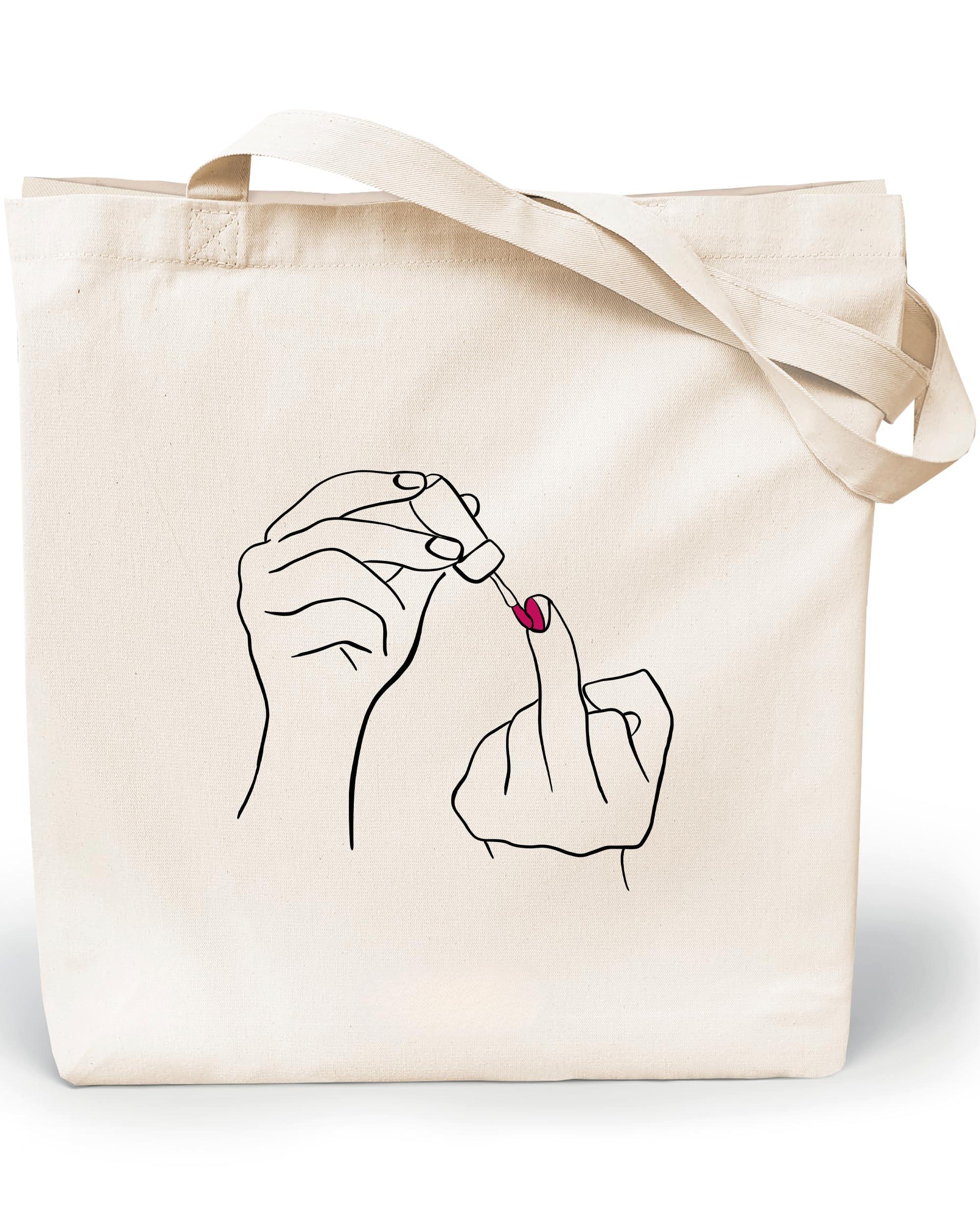 Only-bags.store Stofftasche - Bedruckte Baumwolltasche - Tragetasche - Jutebeutel