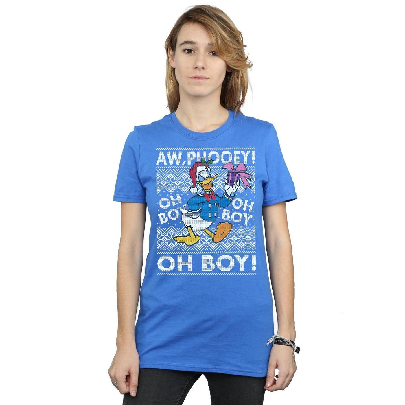Disney Donald Duck Aw Phooey Oh Boy Weihnachts T-Shirt
