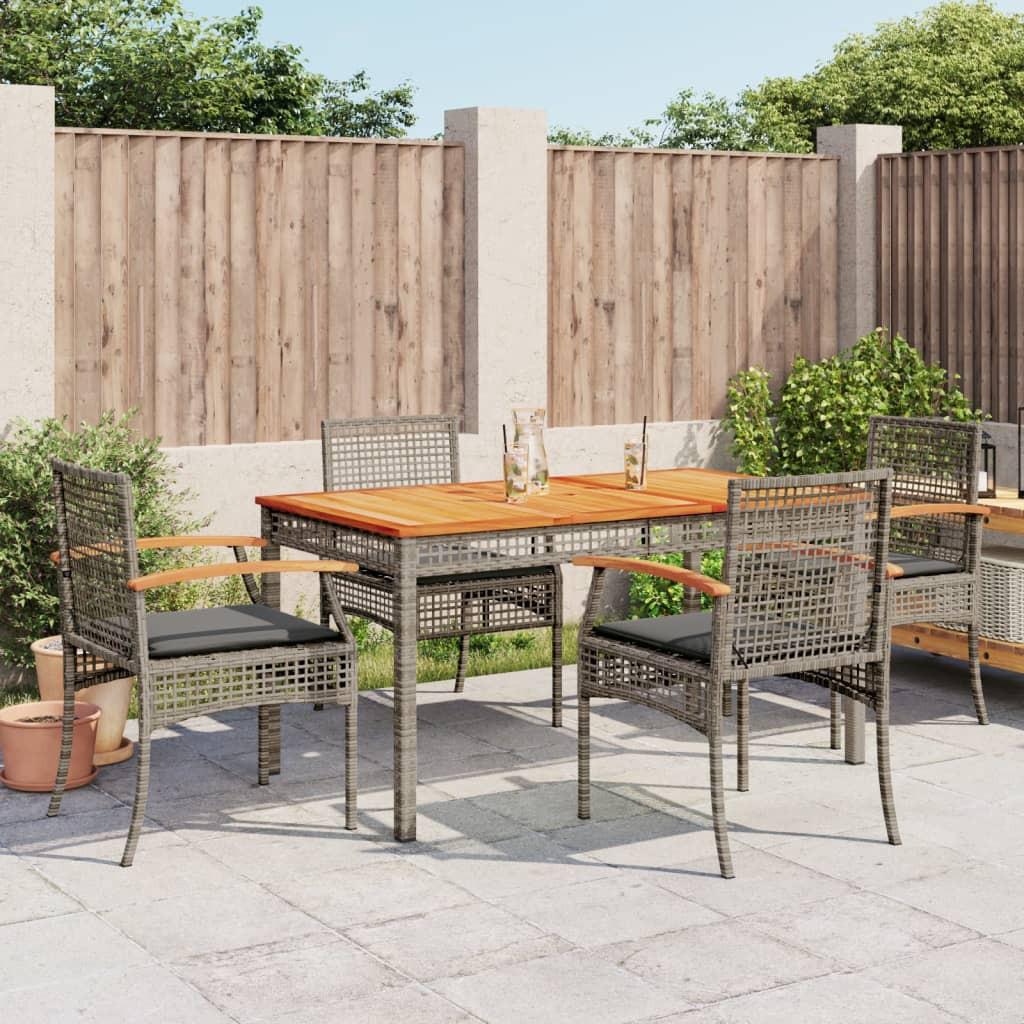 VidaXL Garten essgruppe poly-rattan