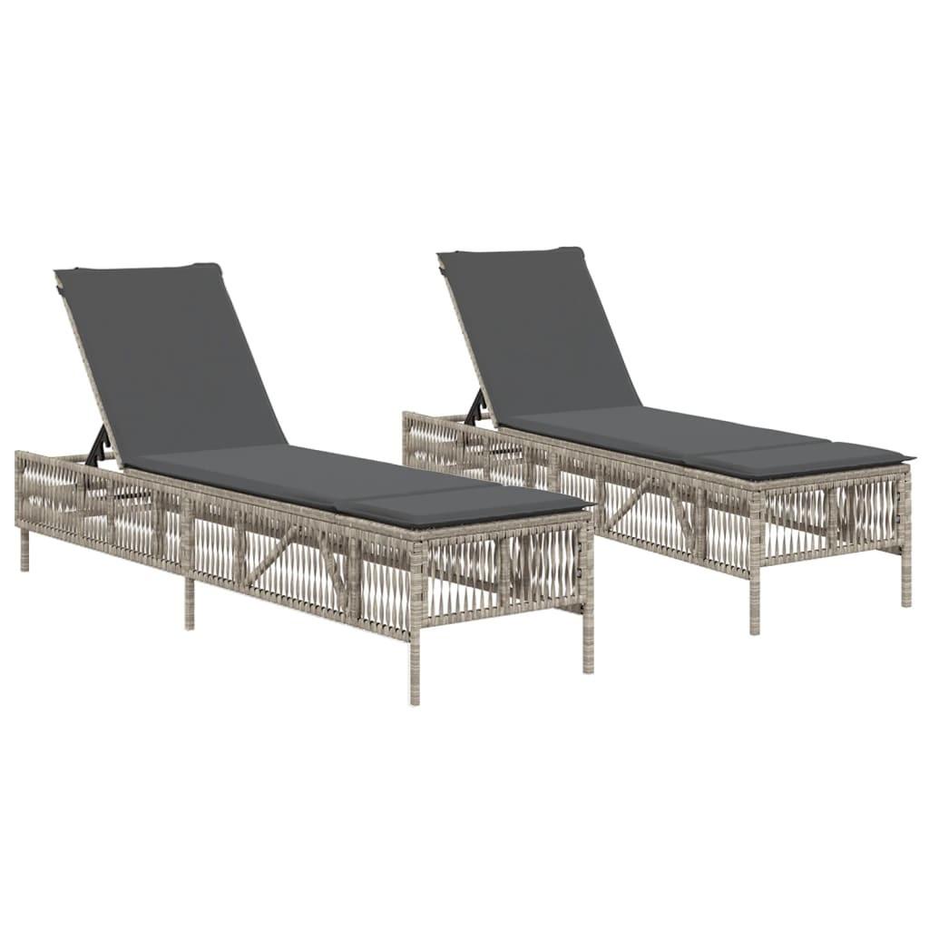 VidaXL Sonnenliege poly-rattan