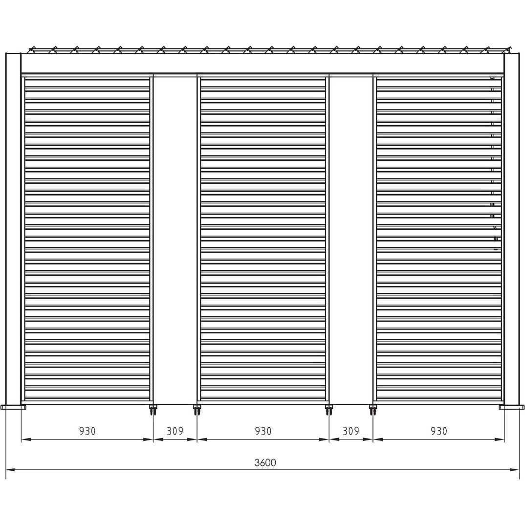 mutoni Vertikale Platte Pavillon Ocean rustik