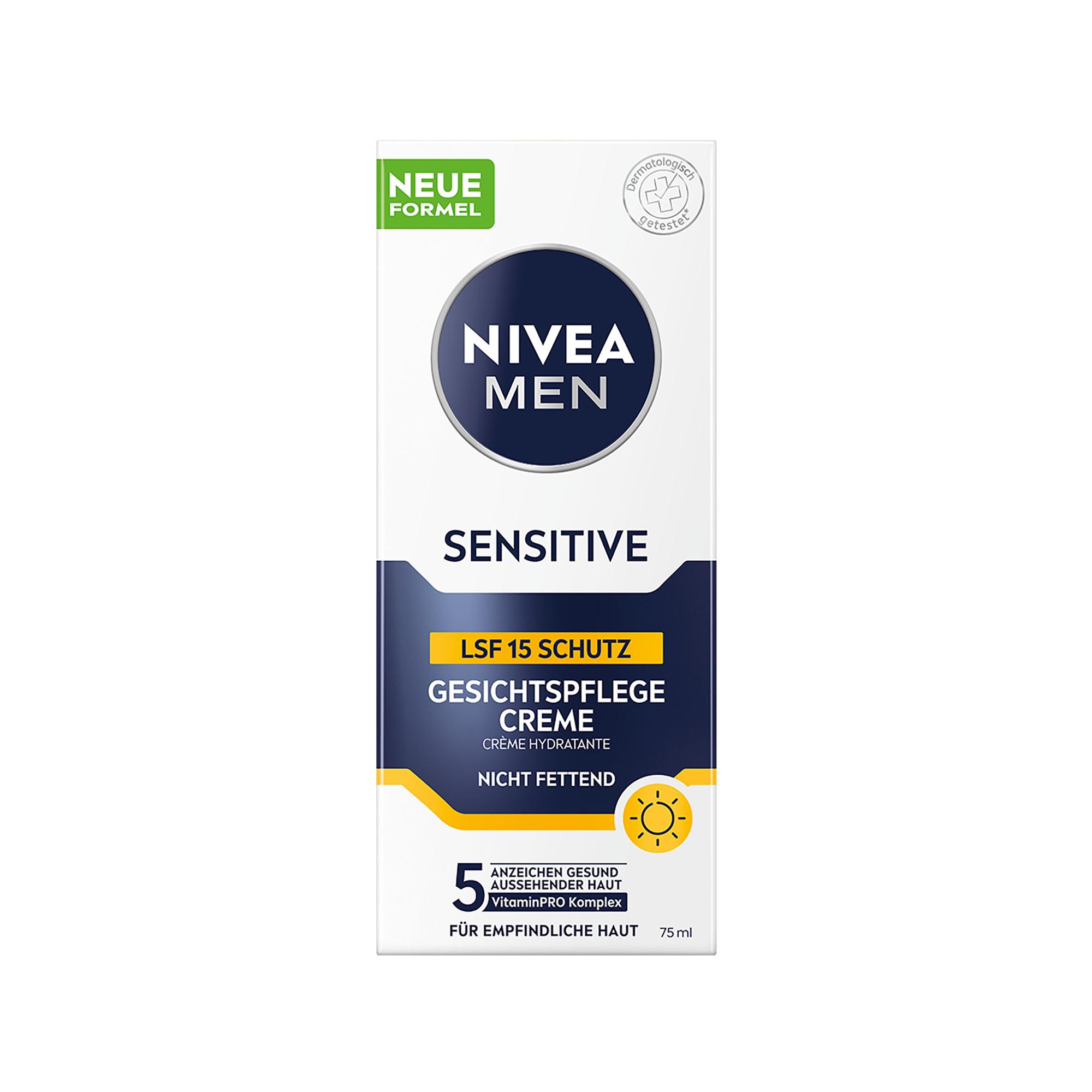 NIVEA Sensitive Gesichtspflege Creme LSF 15