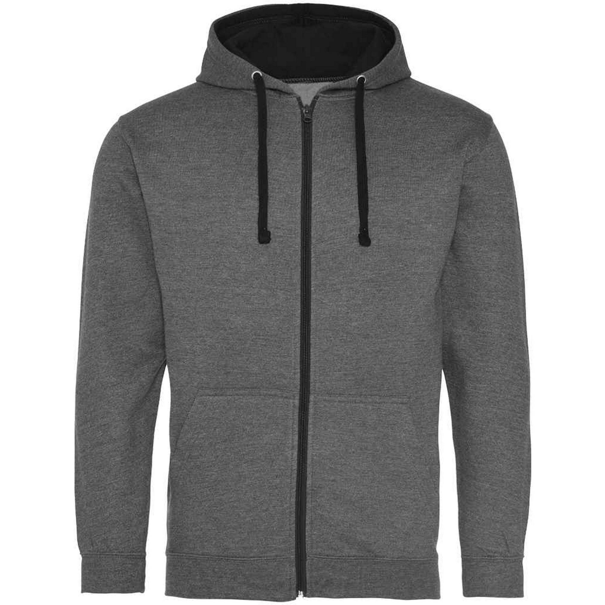 AWDis Varsity Hoodie mit durchgehendem Reißverschluss