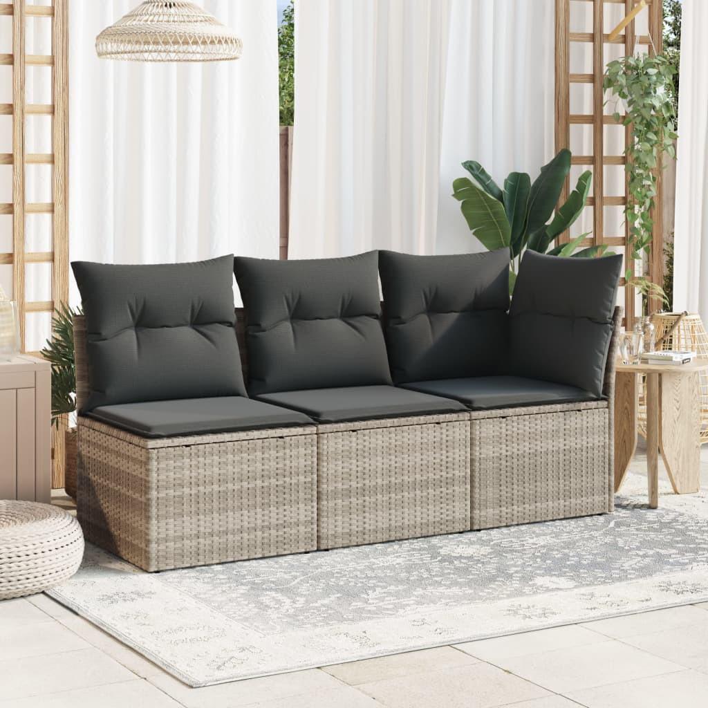 VidaXL Gartensofa poly-rattan