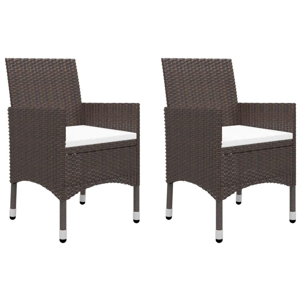 VidaXL Garten bistro set poly-rattan