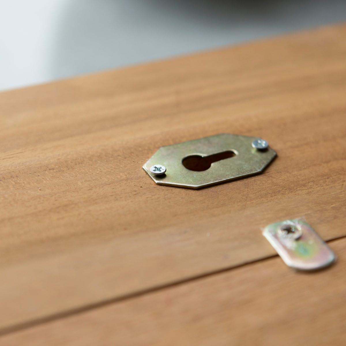 Tikamoon Spiegel aus massivem Teak 200x90 cm Square