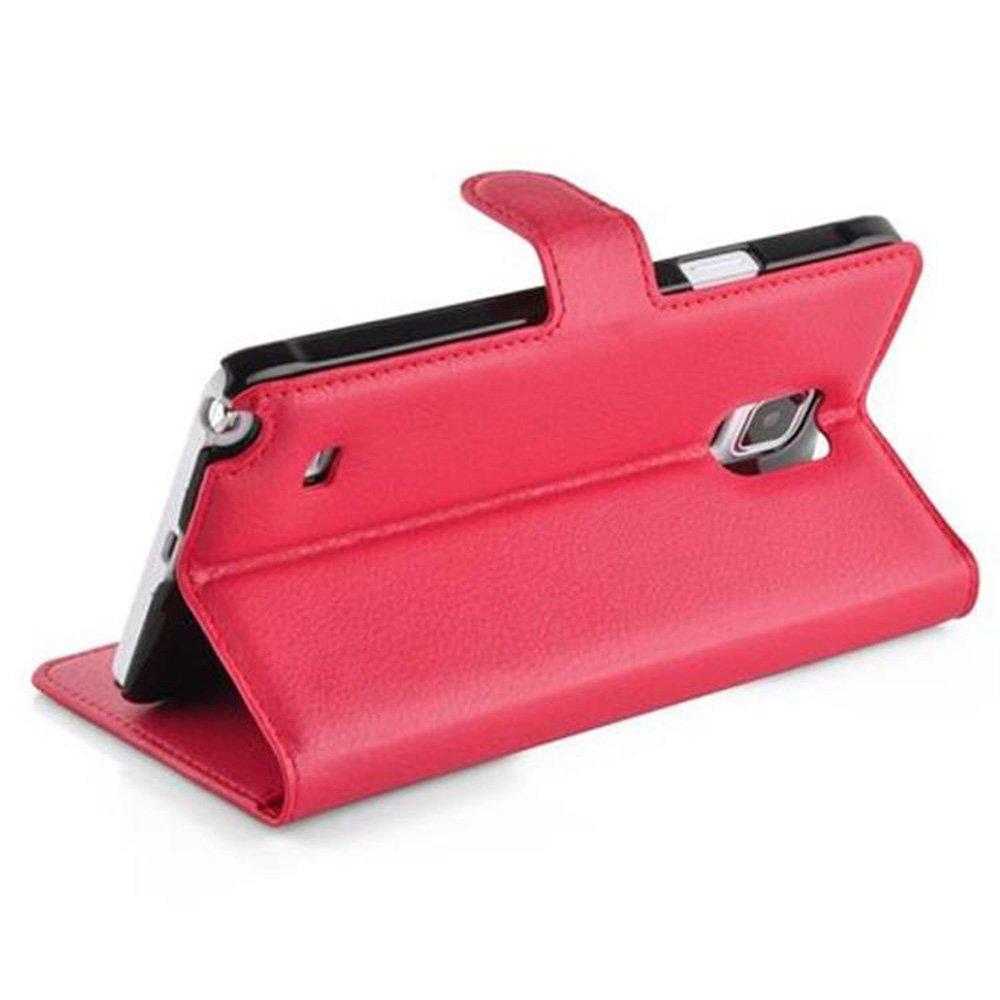 Cadorabo Hülle für Samsung Galaxy NOTE 4 Standfunktion, Kartenfach