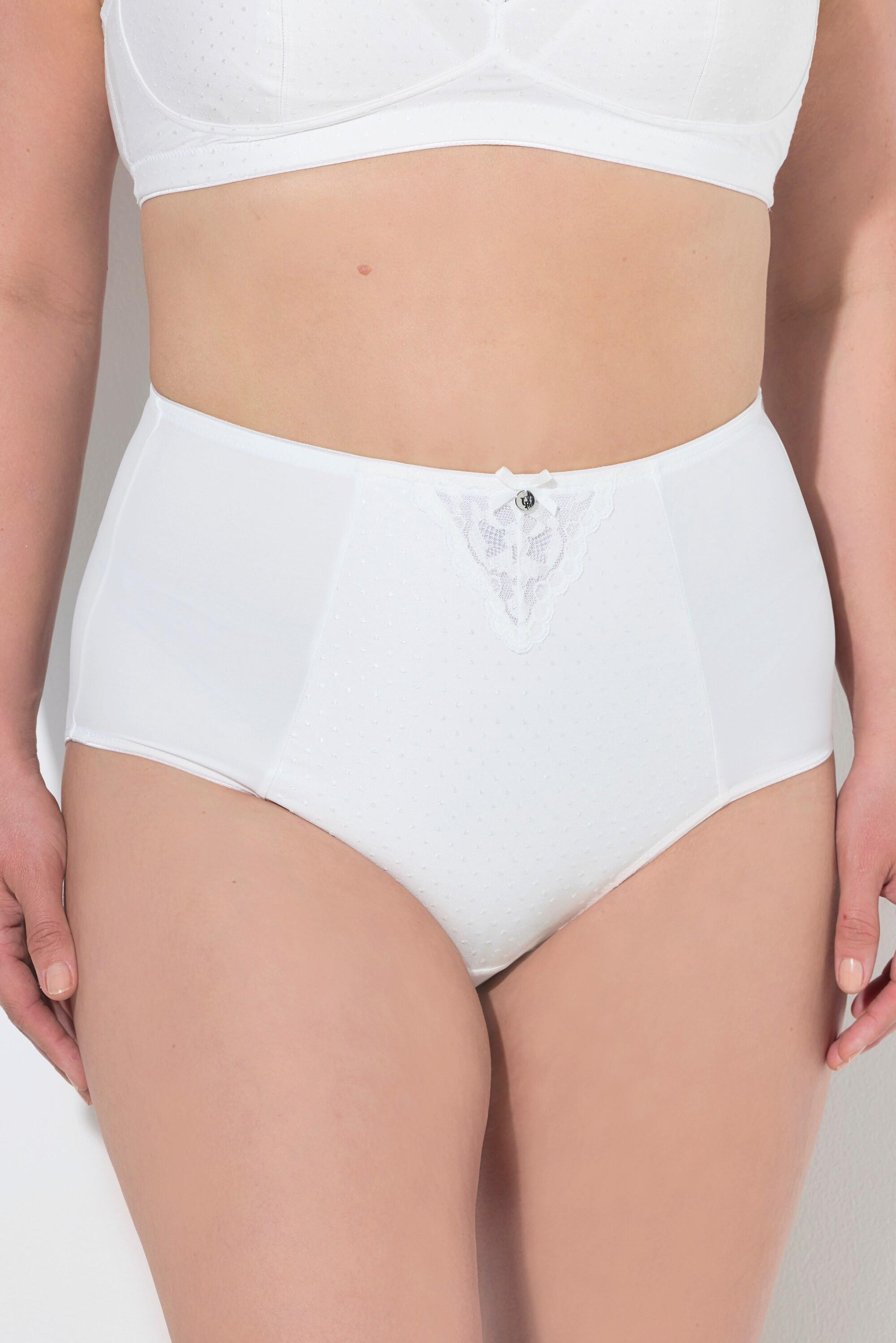 Ulla Popken Shaping-Taillenslip, Spitzeneinsatz