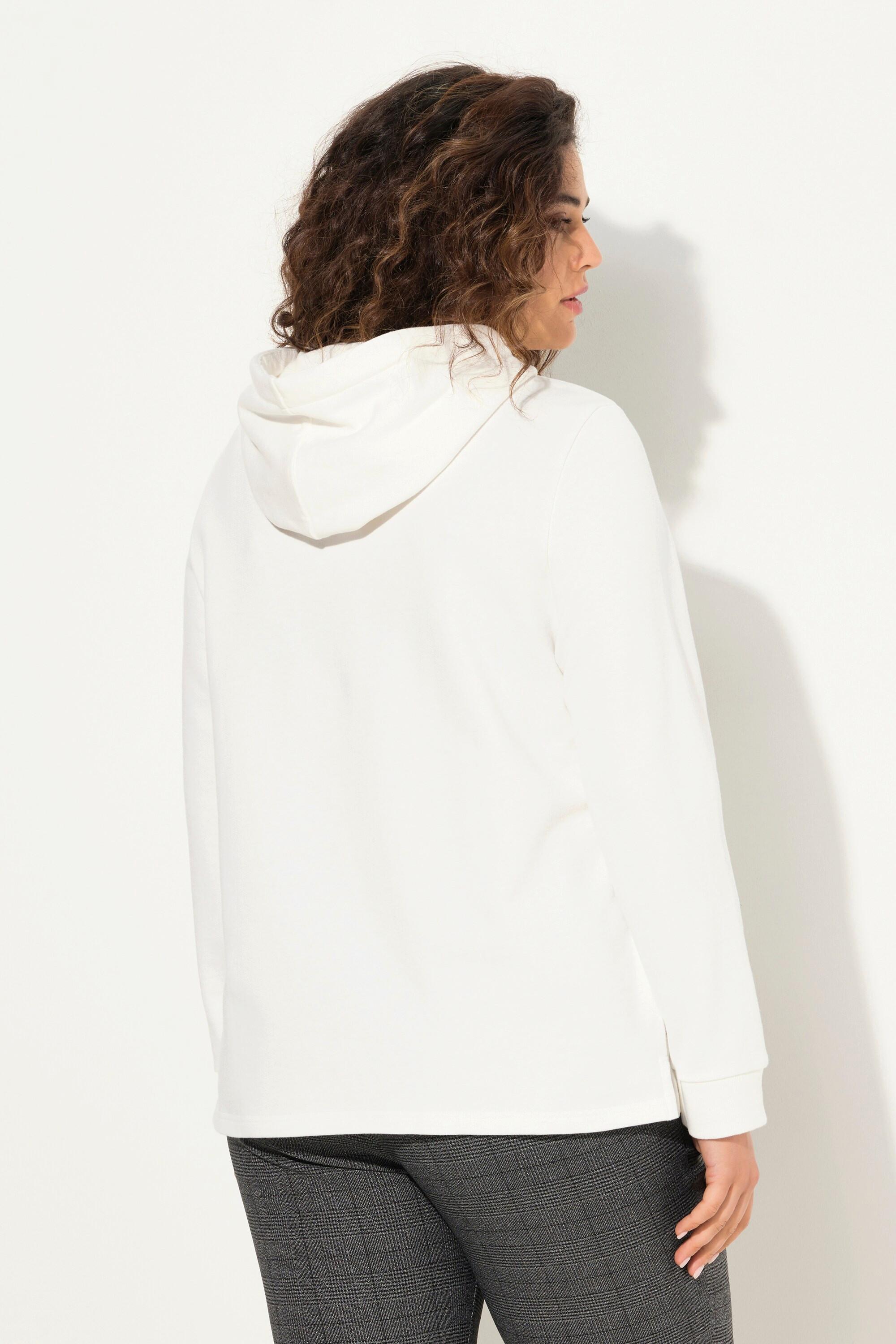 Ulla Popken Hoodie, Gesicht, Classic, Kapuze, Langarm