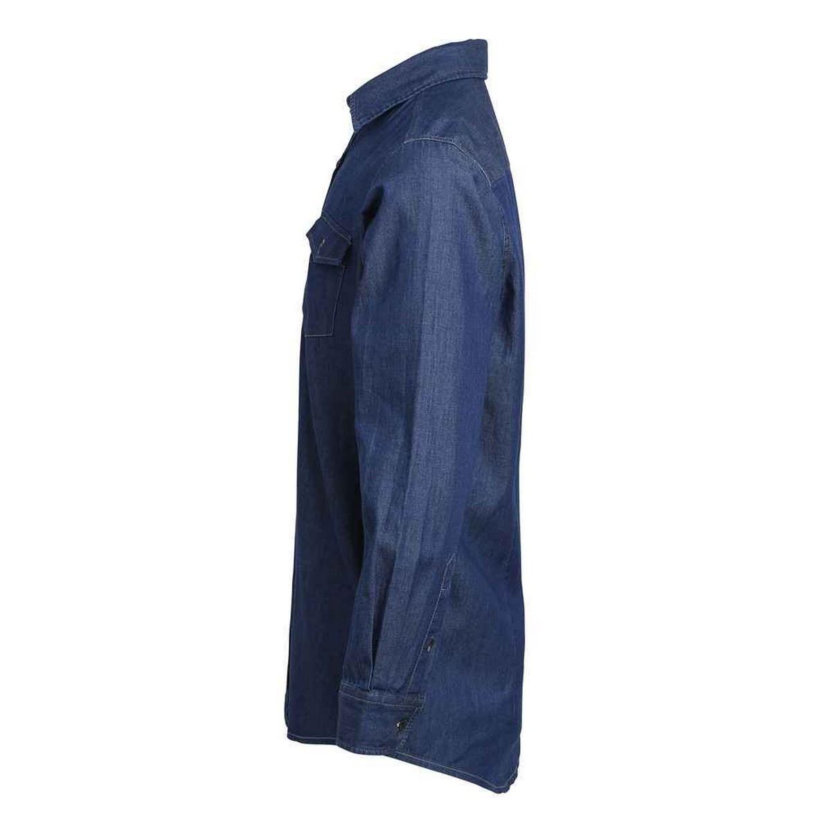 PREMIER Denim Hemd mit Kontrastnähten