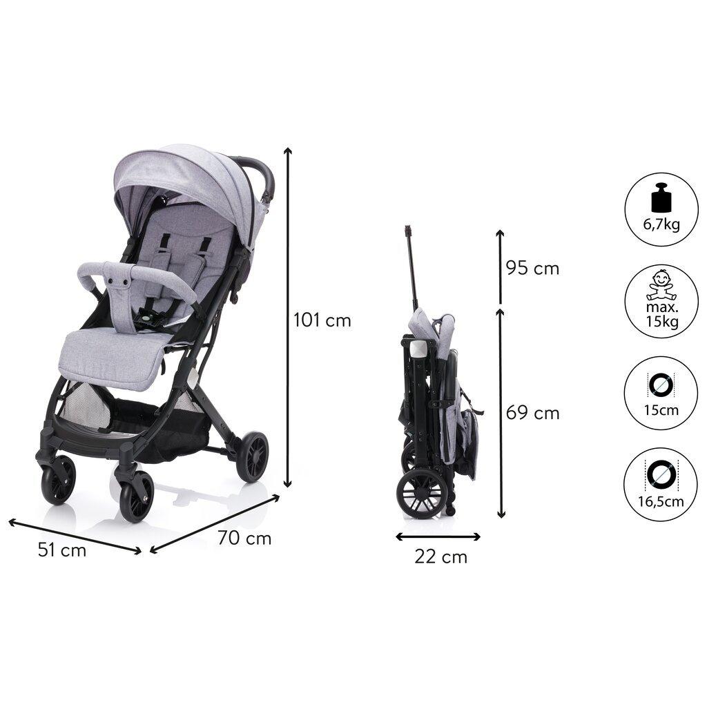 fillikid Styler Buggy hellgrau melange