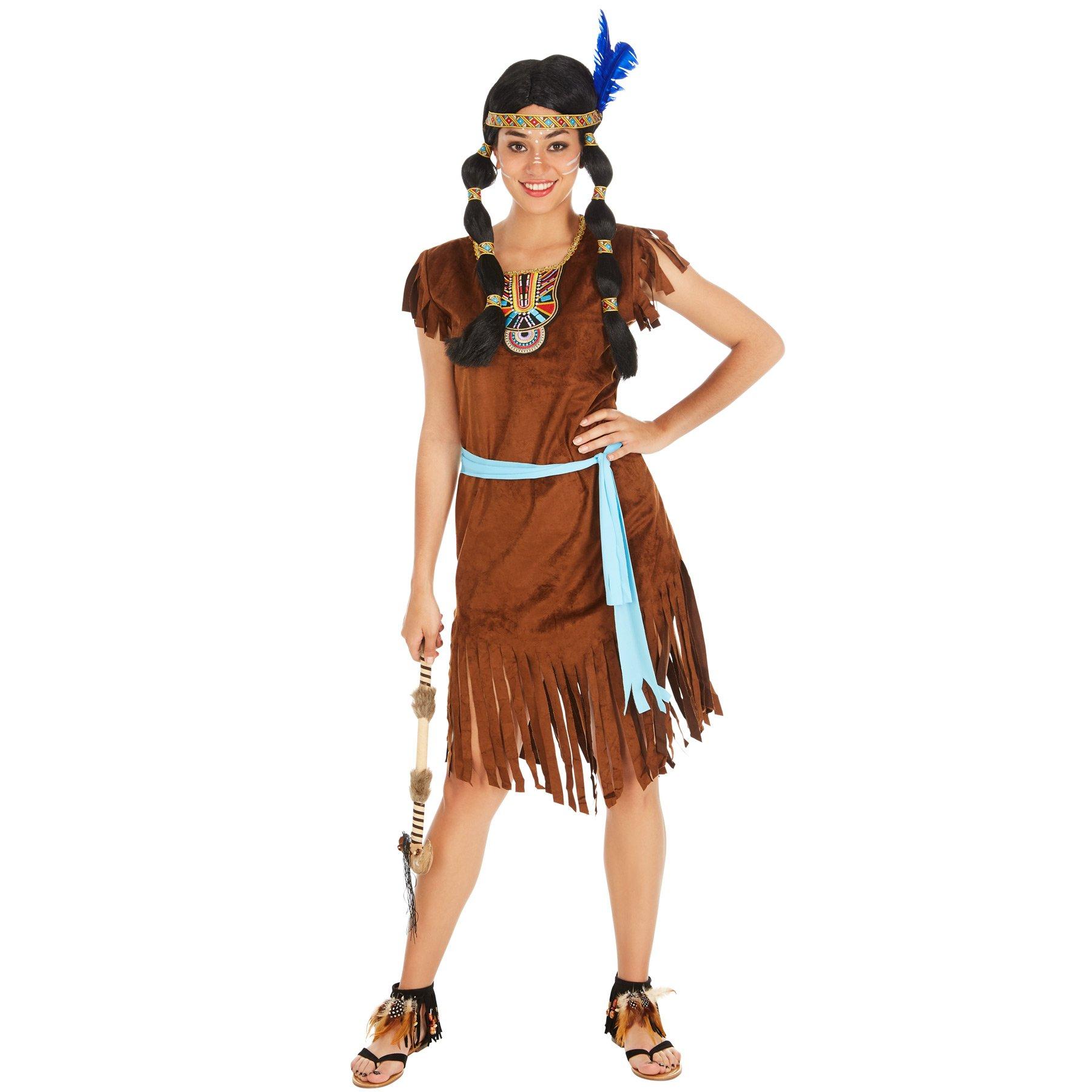 Tectake Frauenkostüm Indianerin Phoenix
