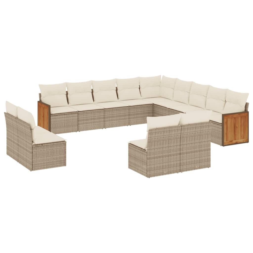 VidaXL Garten sofagarnitur poly-rattan