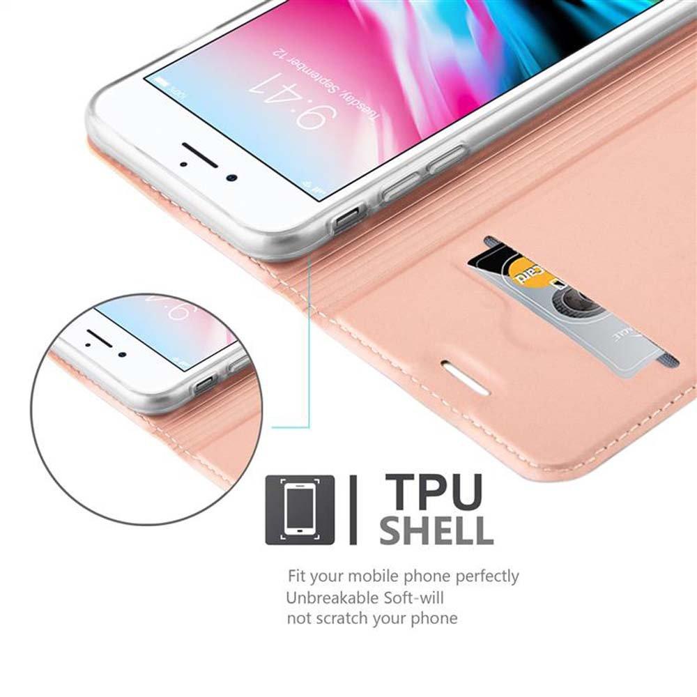 Cadorabo Hülle für Apple iPhone 7 / 7S / 8 / SE 2020 Magnetverschluss, Kartenfach