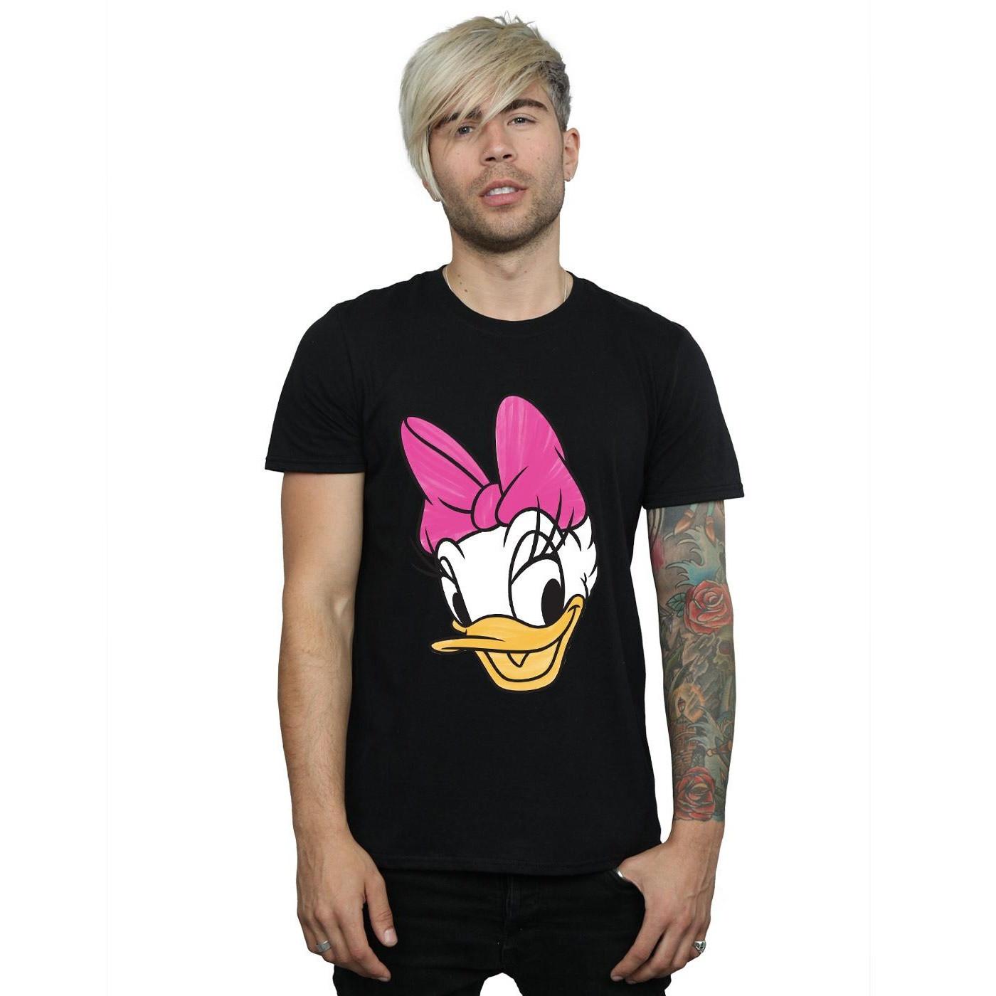 Disney Daisy Duck Face Print T-Shirt