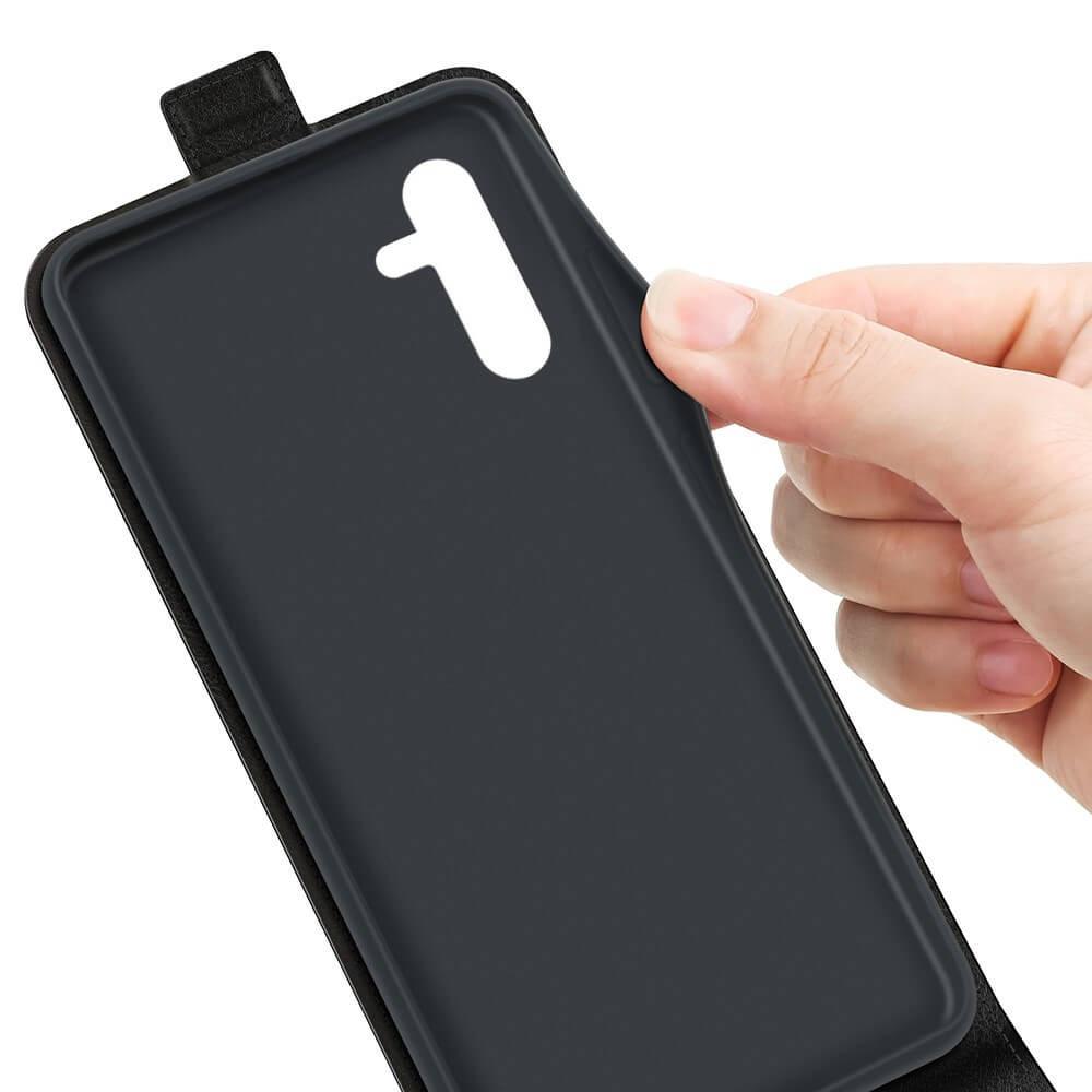 Cover-Discount Galaxy A14 - Klassisches Flip Case Vertikal Schwarz
