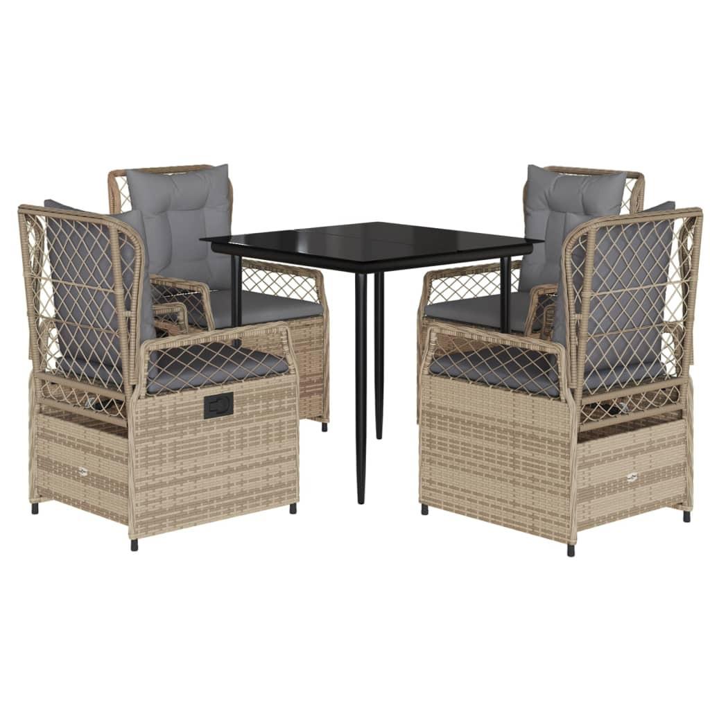 VidaXL Garten essgruppe poly-rattan