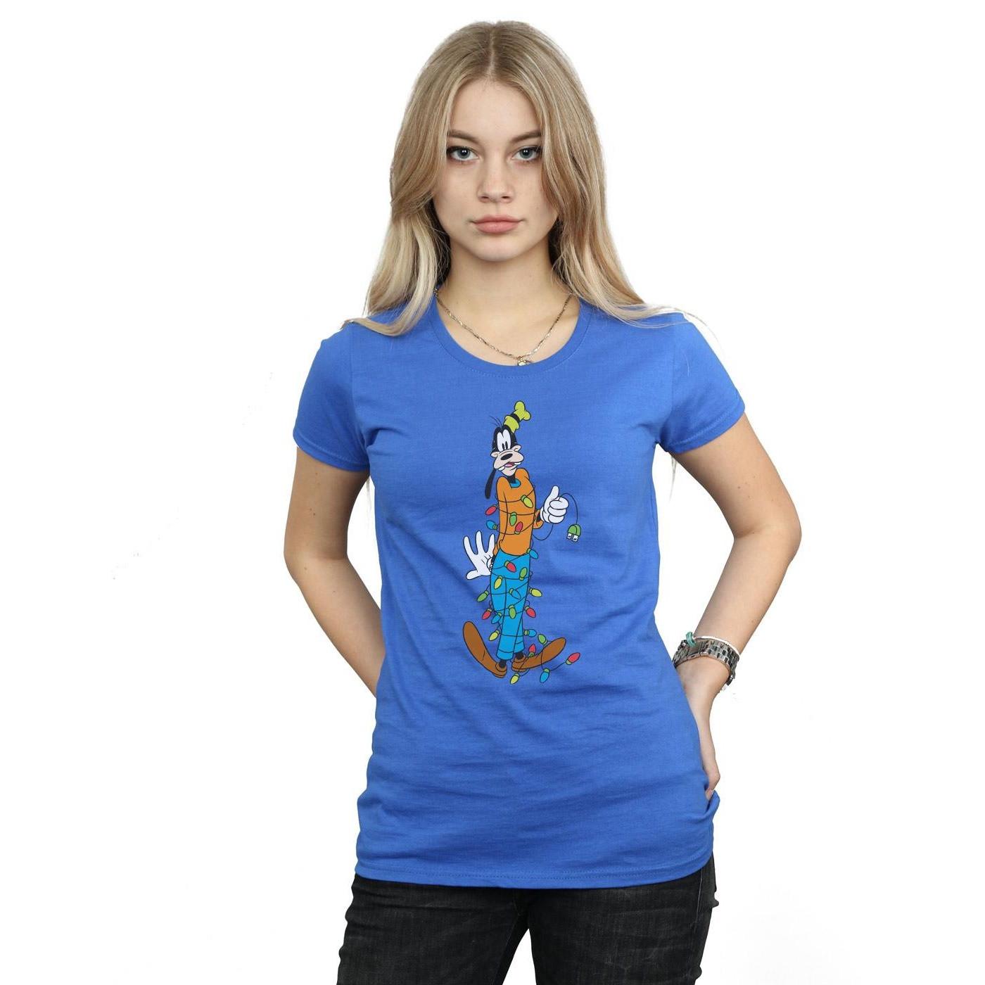 Disney Goofy Christmas Lights T-Shirt
