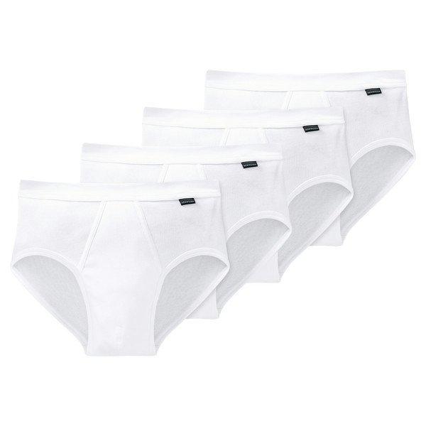 Schiesser 4er Pack Cotton Essentials Doppelripp - Sportslip