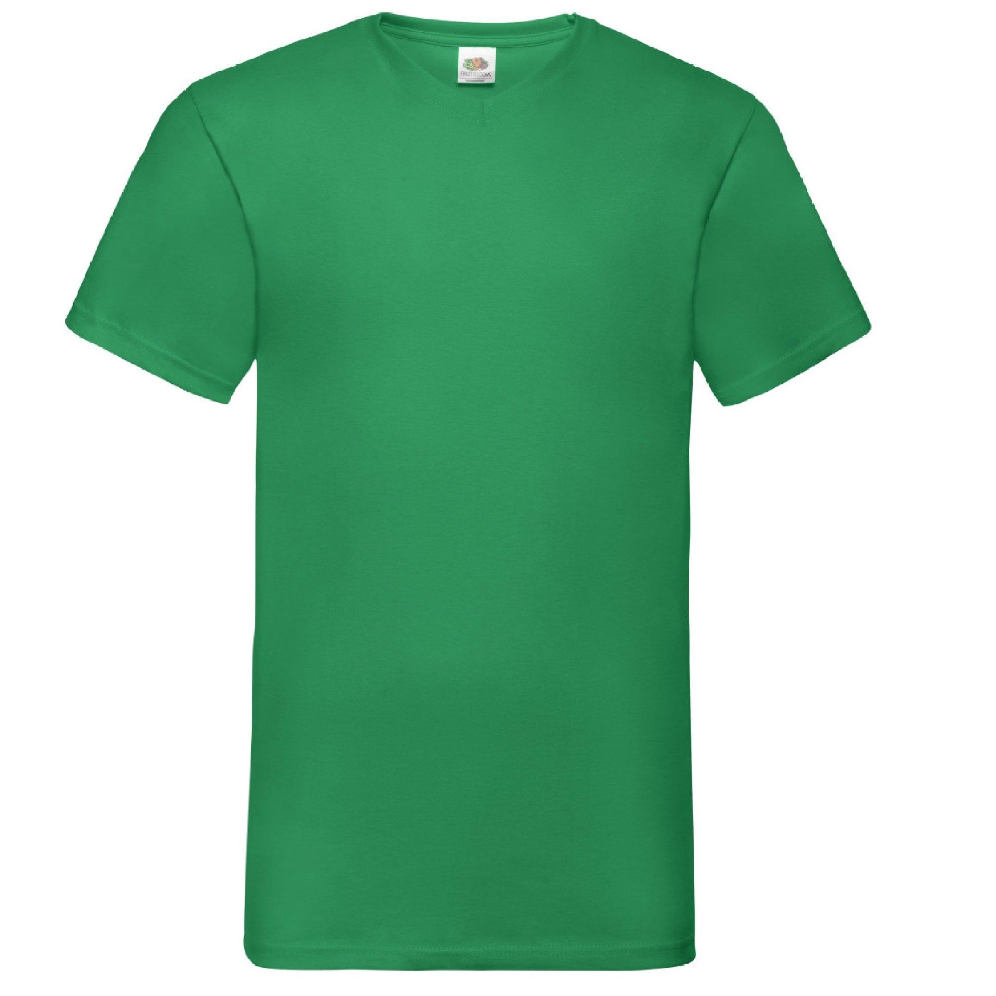 Fruit of the Loom Valueweight Kurzarm V-Ausschnitt T-Shirt