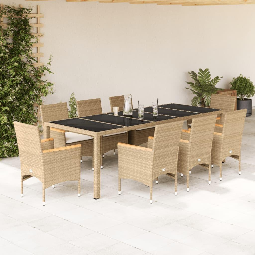 VidaXL Garten essgruppe poly-rattan