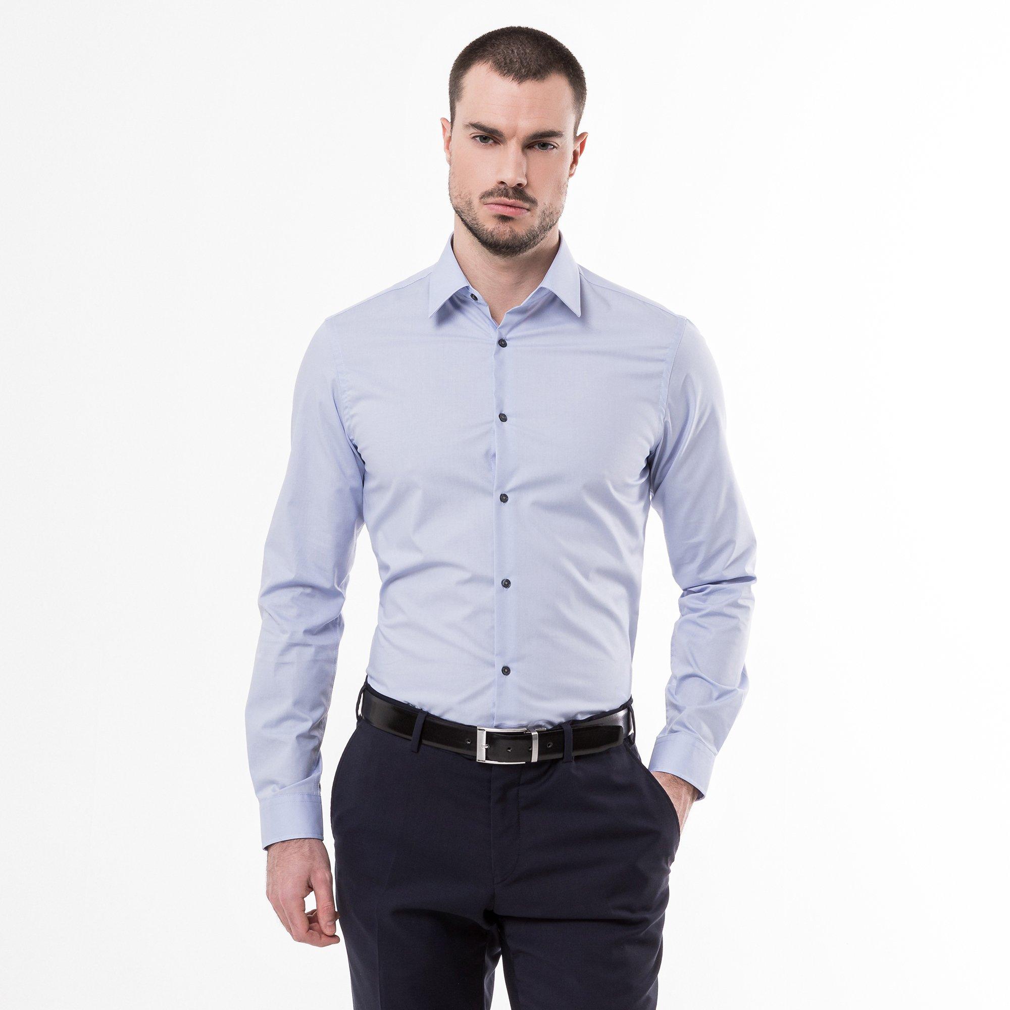 Manor Man Body Fit Langarmhemd