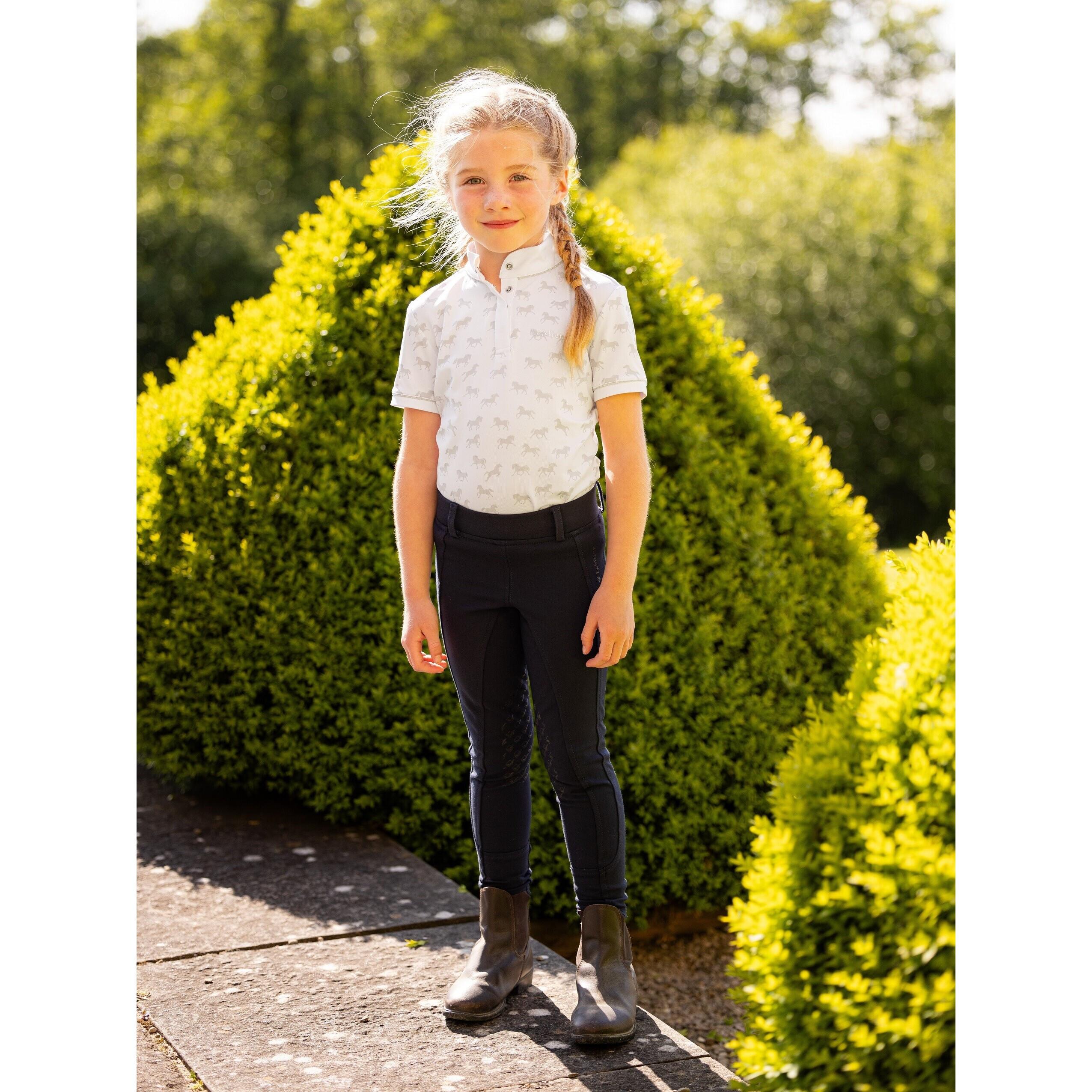 LeMieux polo-shirt für reitturniere mädchen mini bella show