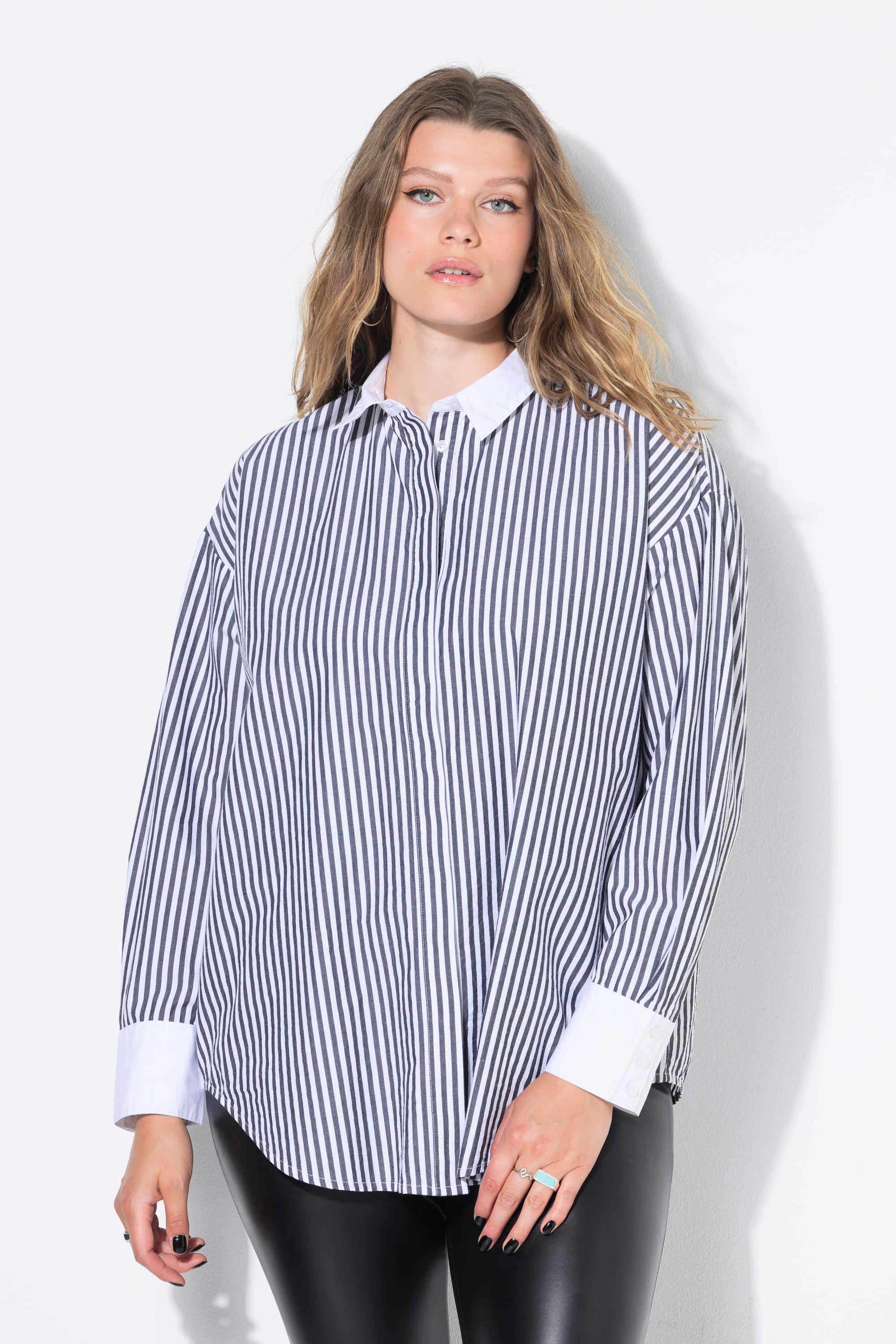 Studio Untold Hemdbluse, oversized, Streifen