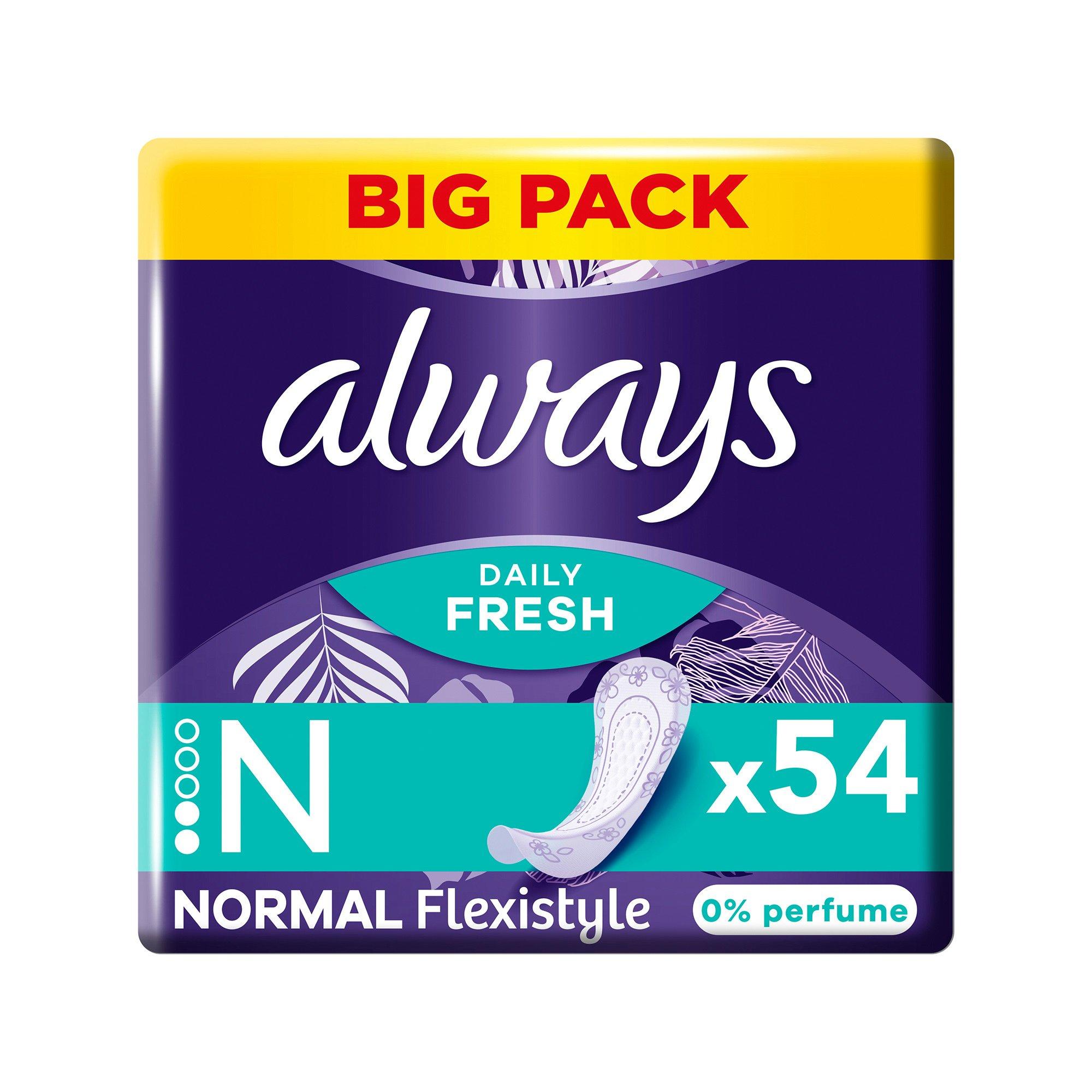 always Slipeinlage Daily Fresh Flexistyle Normal ohne Duft BigPack