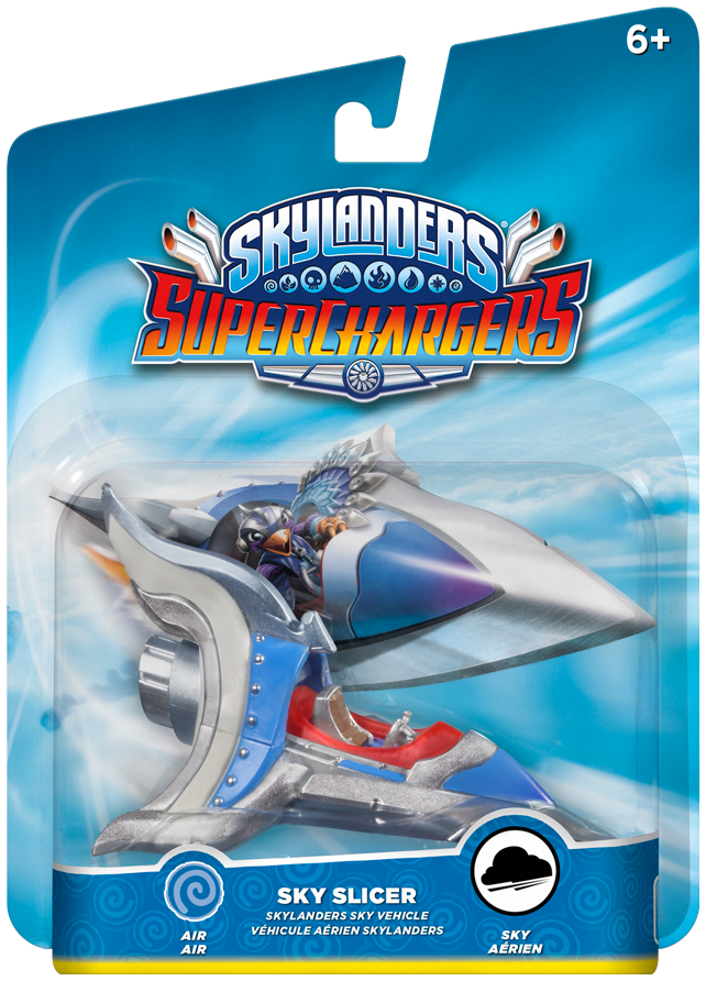 ABC Design Skylanders Superchargers Single Character Vehicles Sky Slicer, PS4, PS3, Xbox One, Xbox 360, Wii U, Wii, 3DS, PC, de/fr/it/en