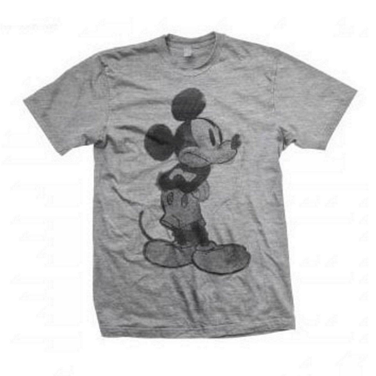 Disney Mickey Mouse Skizzen Grafikdruck T-Shirt