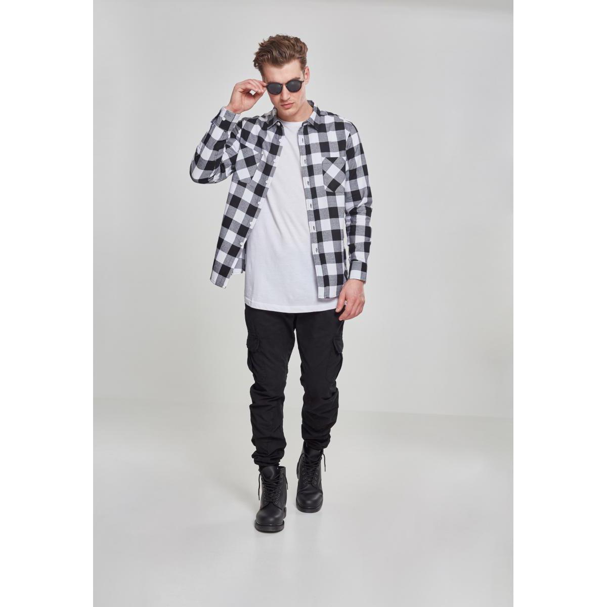 URBAN CLASSICS Basic Fane Kariertes Hemd