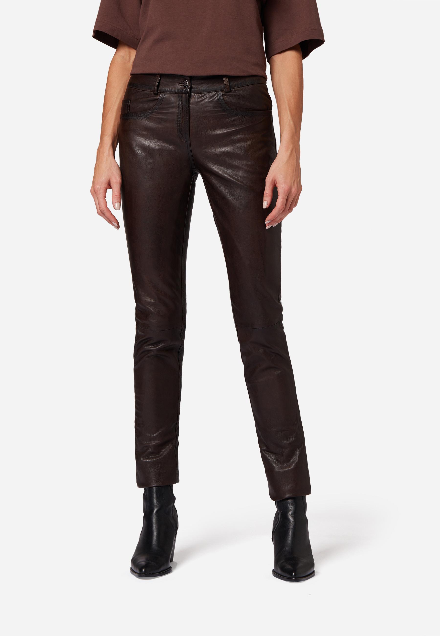 RICANO Dorin Low Waist 5 Pocket Lederhose