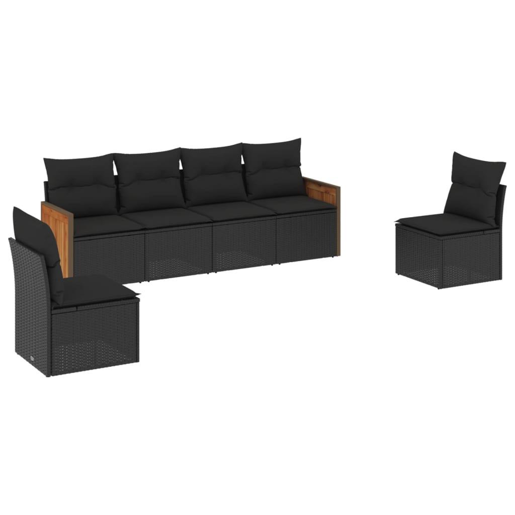VidaXL Garten sofagarnitur poly-rattan