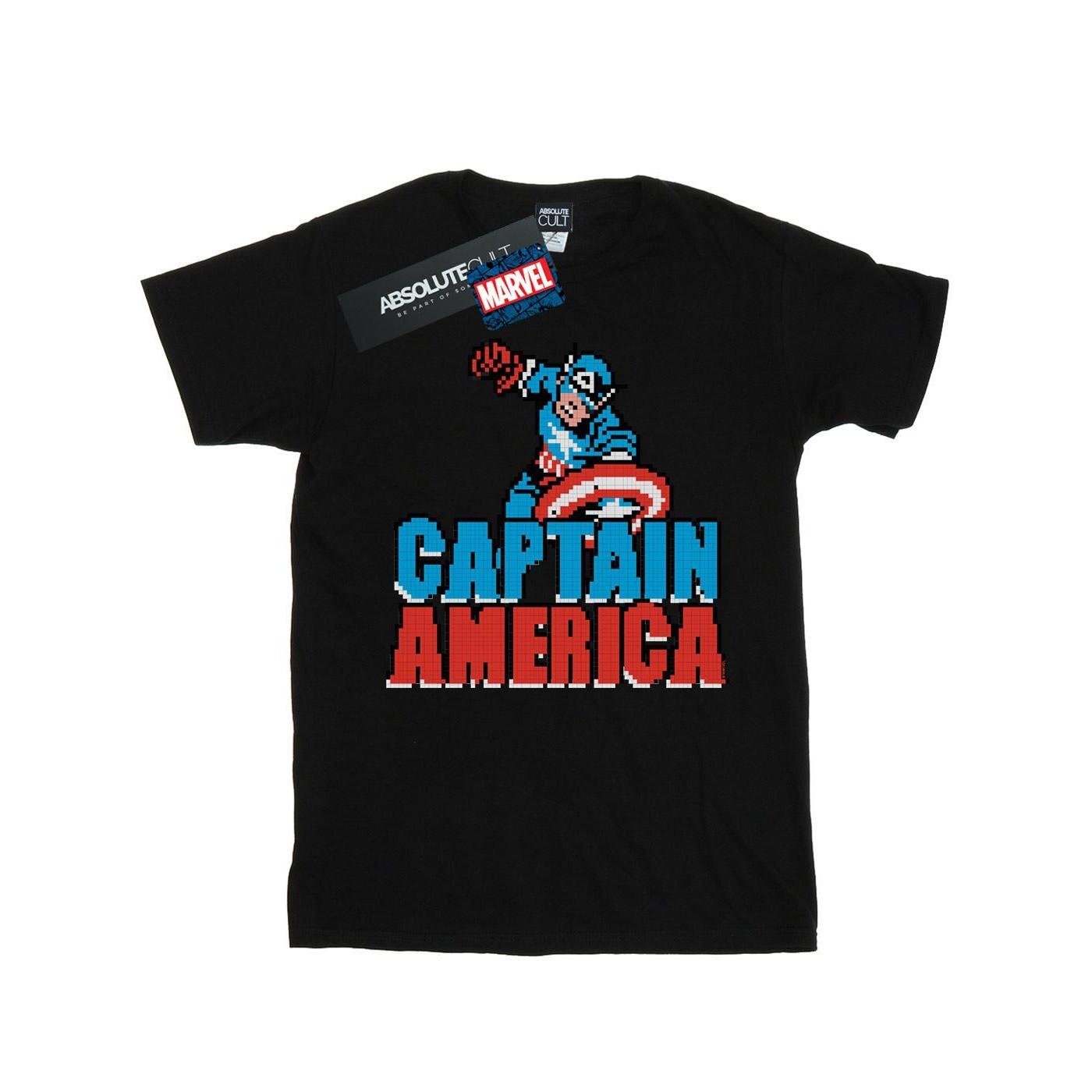MARVEL Captain America Pixel Art T-Shirt